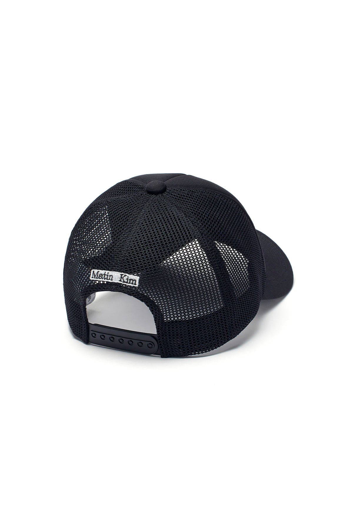 Matin Kim - Matin Mesh Trucker Ball Cap (Black) product image 3 | TRAB K-Fashion Australia