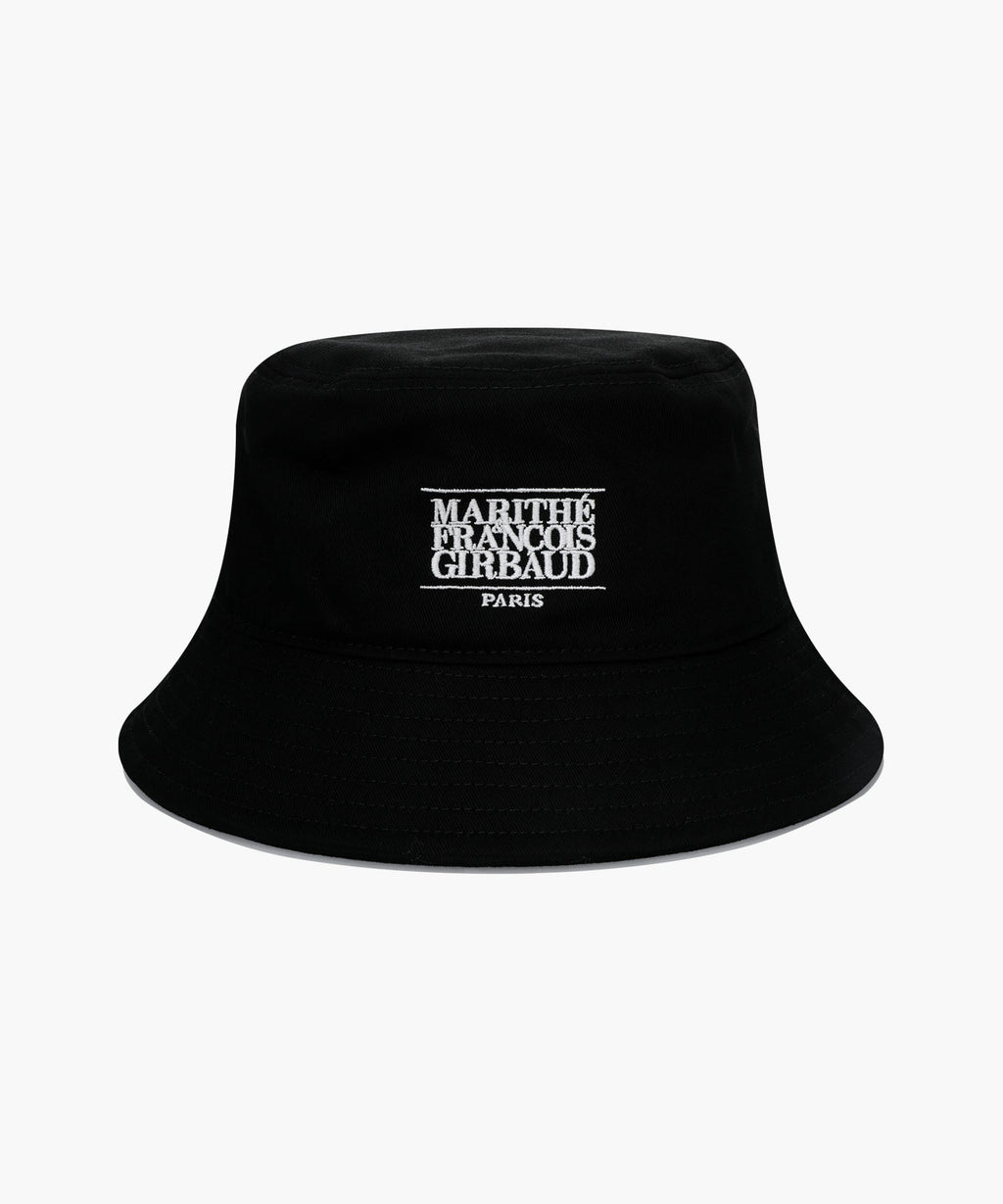 Marithe & Francois Girbaud - Classic Logo Bucket Hat (Black) product image 6 | TRAB K-Fashion Australia
