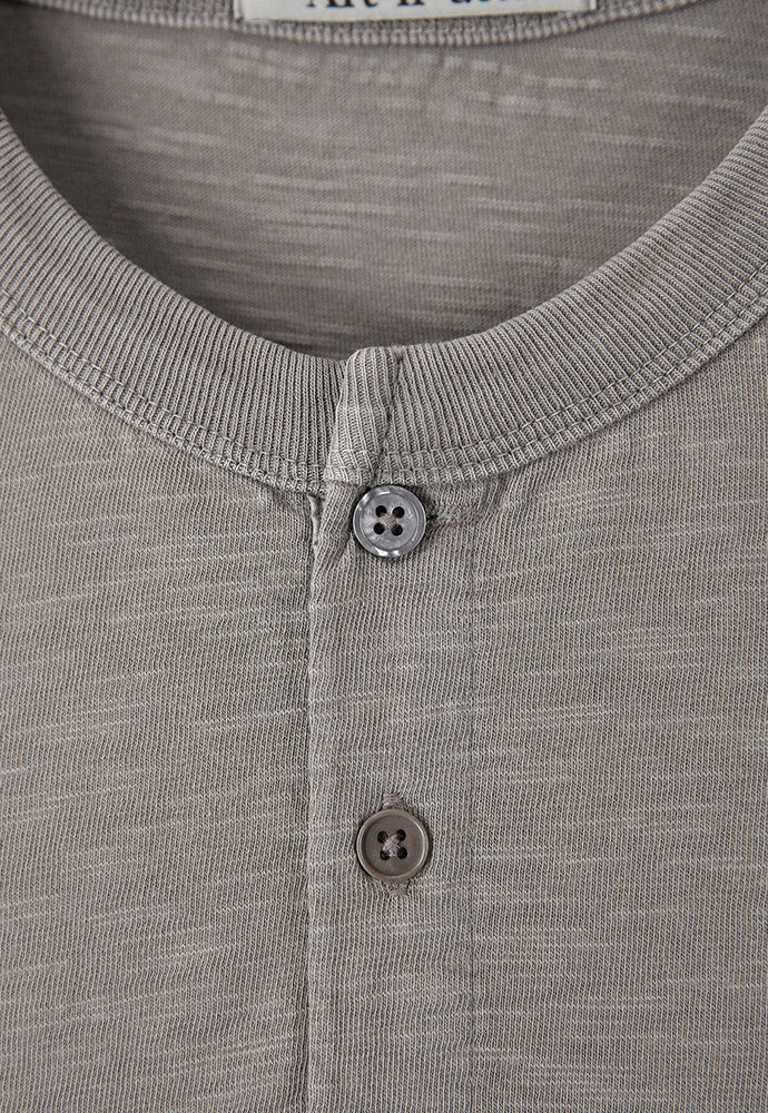 Art if acts - Garment Dyed Henley Long Sleeve (Mud Brown) product image 9 | TRAB K-Fashion Australia