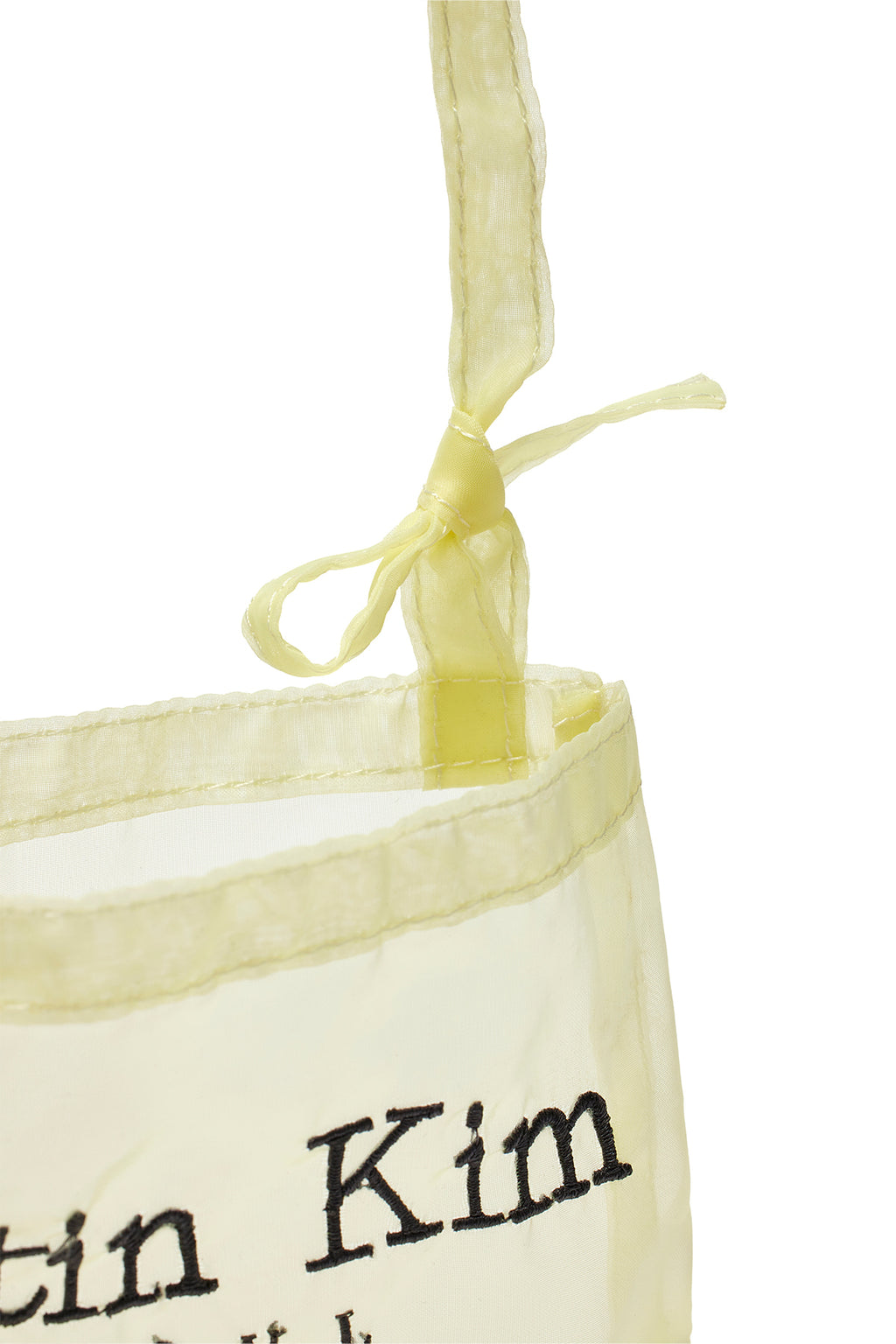 Matin Kim - Organza Mini Cross Bag (Light Yellow) product image 3 | TRAB K-Fashion Australia