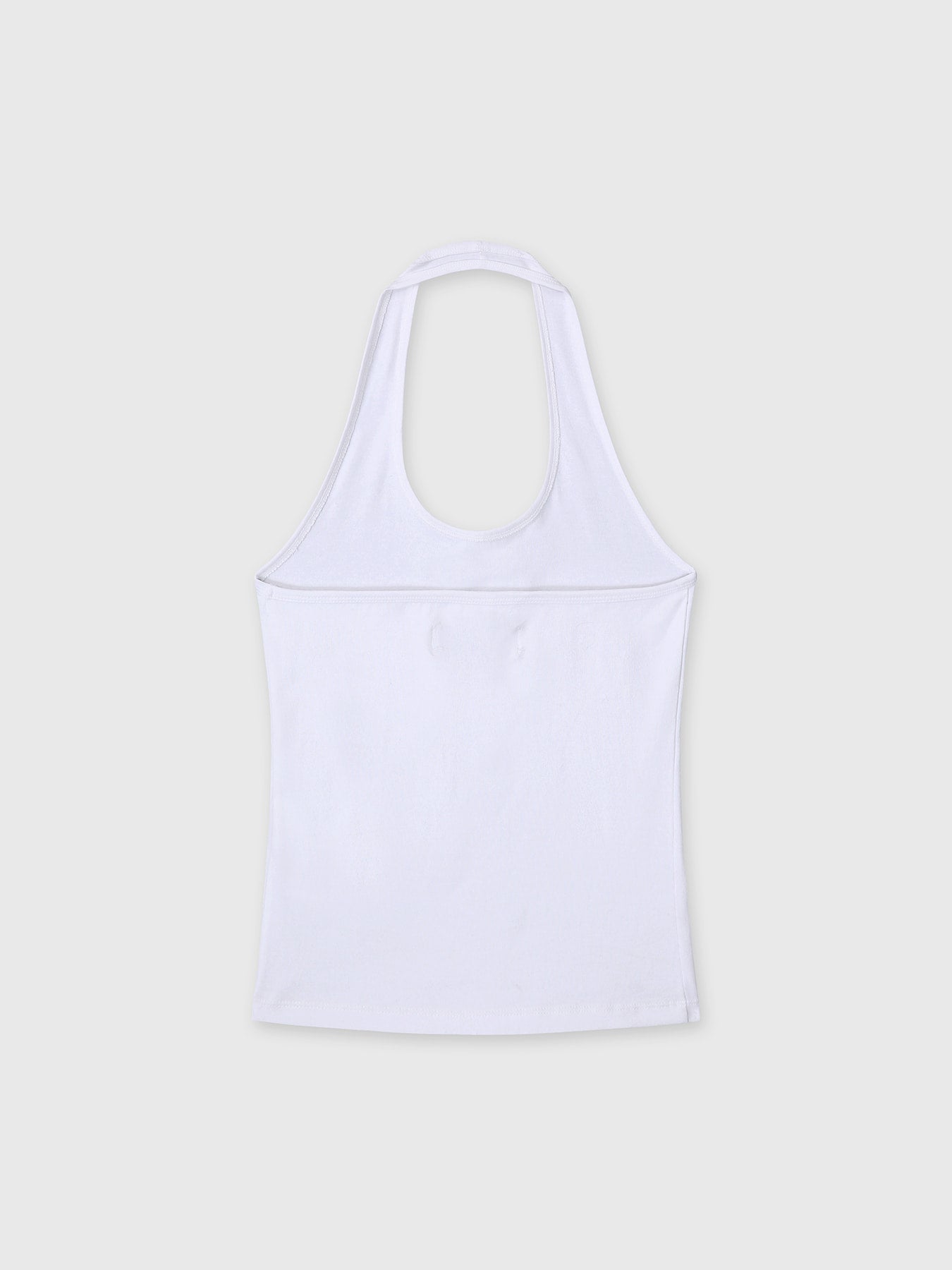 Tonywack - Halter-Neck Sleeveless Top (Off White) product image 9 | TRAB K-Fashion Australia