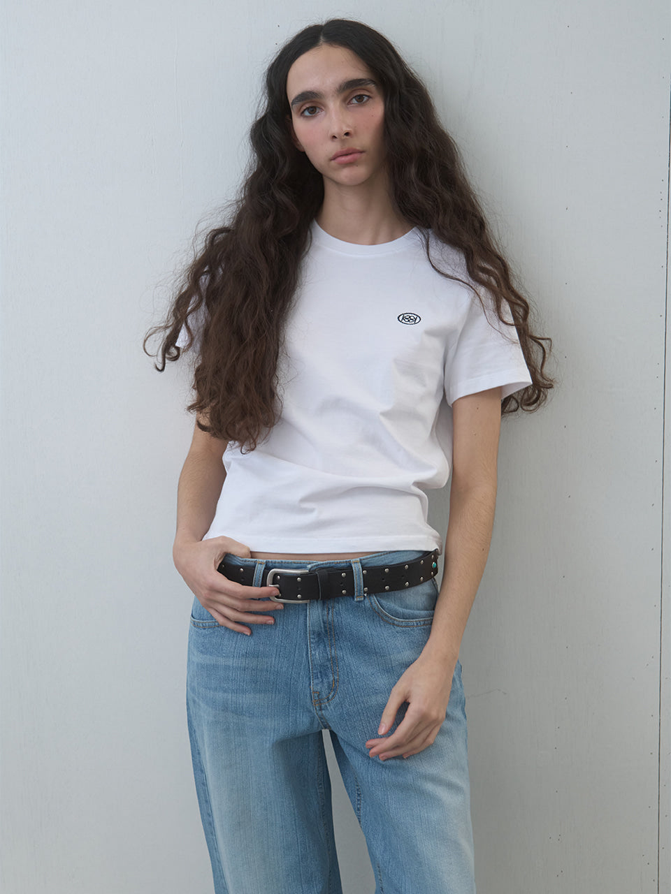 Kijun - Logo Tee (White) product image 1 | TRAB K-Fashion Australia
