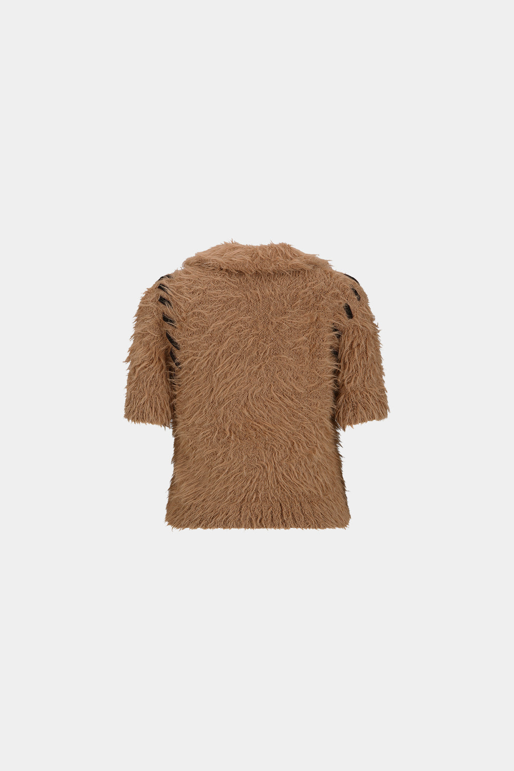 Andersson Bell - Bear Knit Polo Top (Brown) product image 9 | TRAB K-Fashion Australia