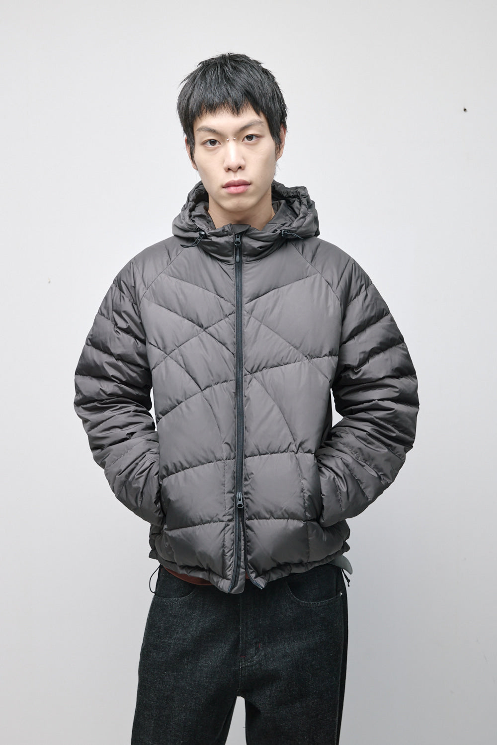 Hatchingroom - Web Goose Down Puffer Jacket Mud (Charcoal) product image 17 | TRAB K-Fashion Australia