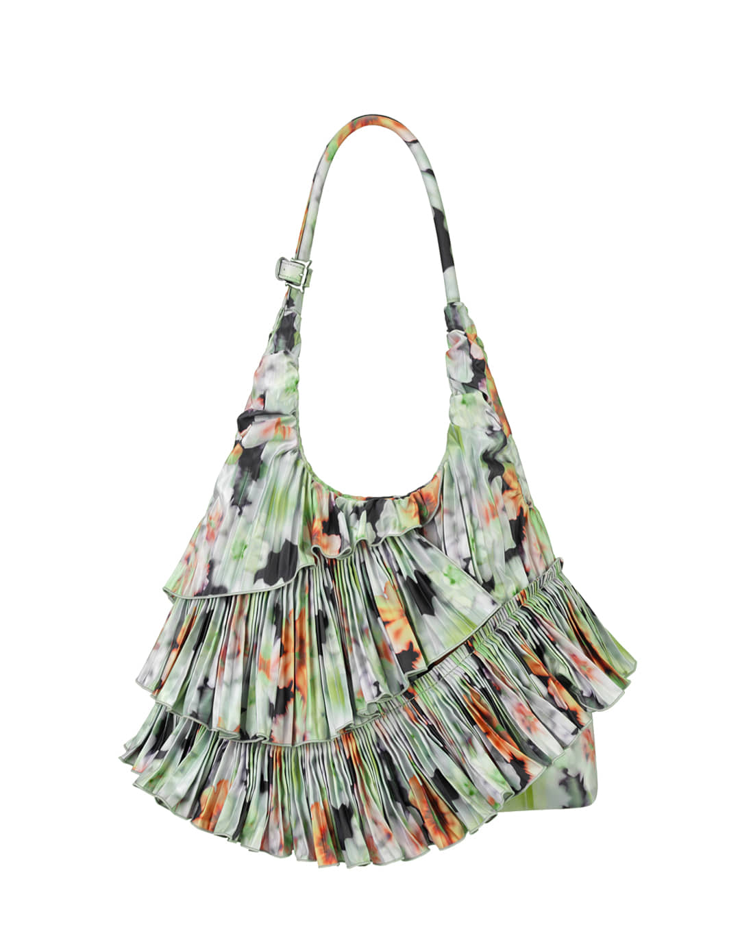 Stand Oil - Cloud Ringo Bag (Orange Blur Floral) product image 1 | TRAB K-Fashion Australia