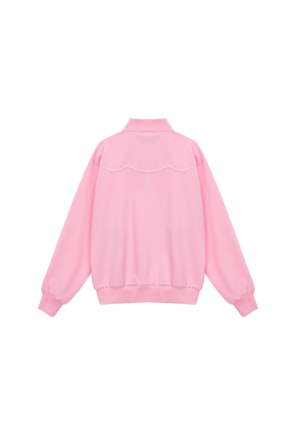 Matin Kim - Matin Kim Jersey Zip-up (Pink) product image 2 | TRAB K-Fashion Australia