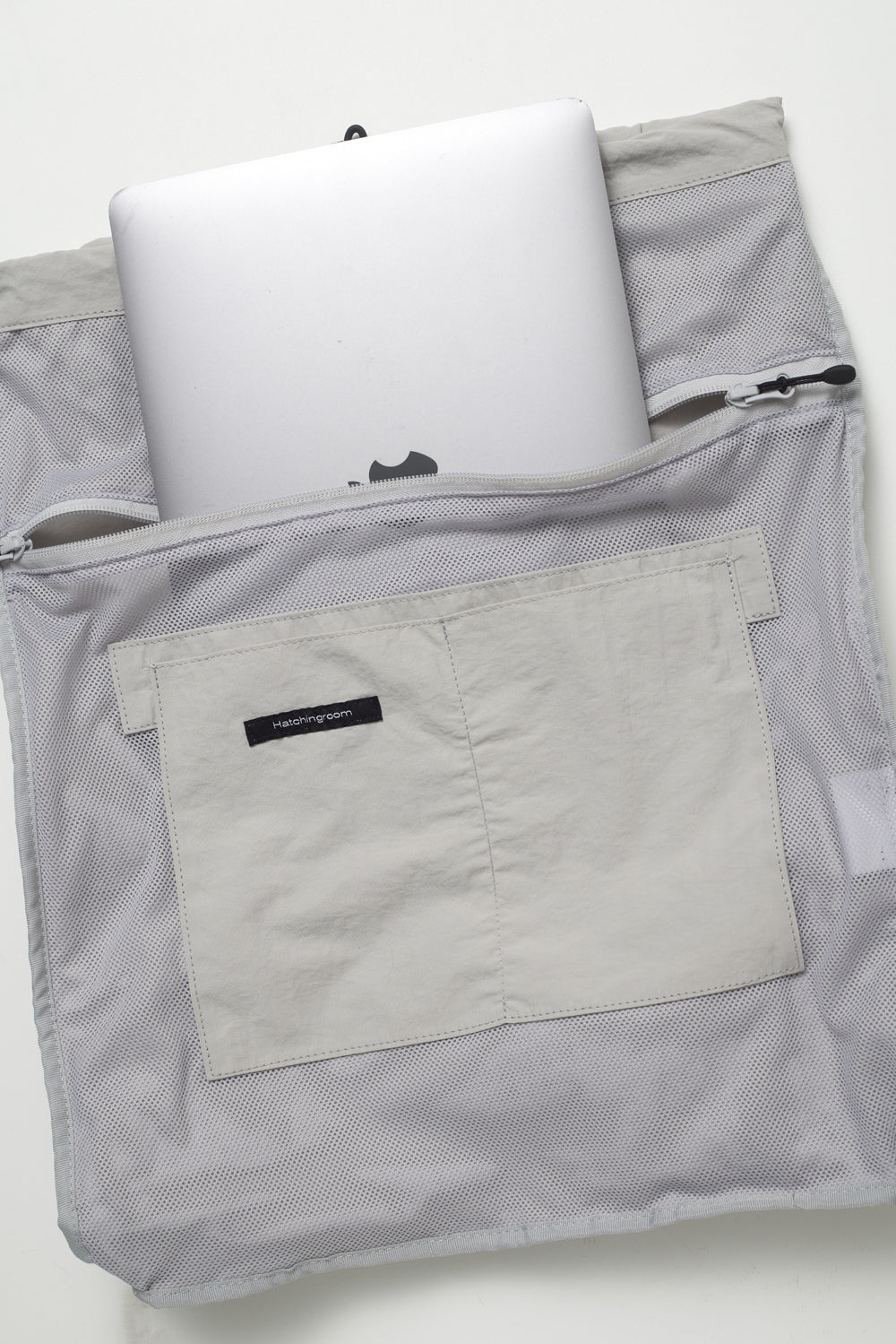 Hatchingroom - String Backpack Nylon Light (Grey) product image 6 | TRAB K-Fashion Australia