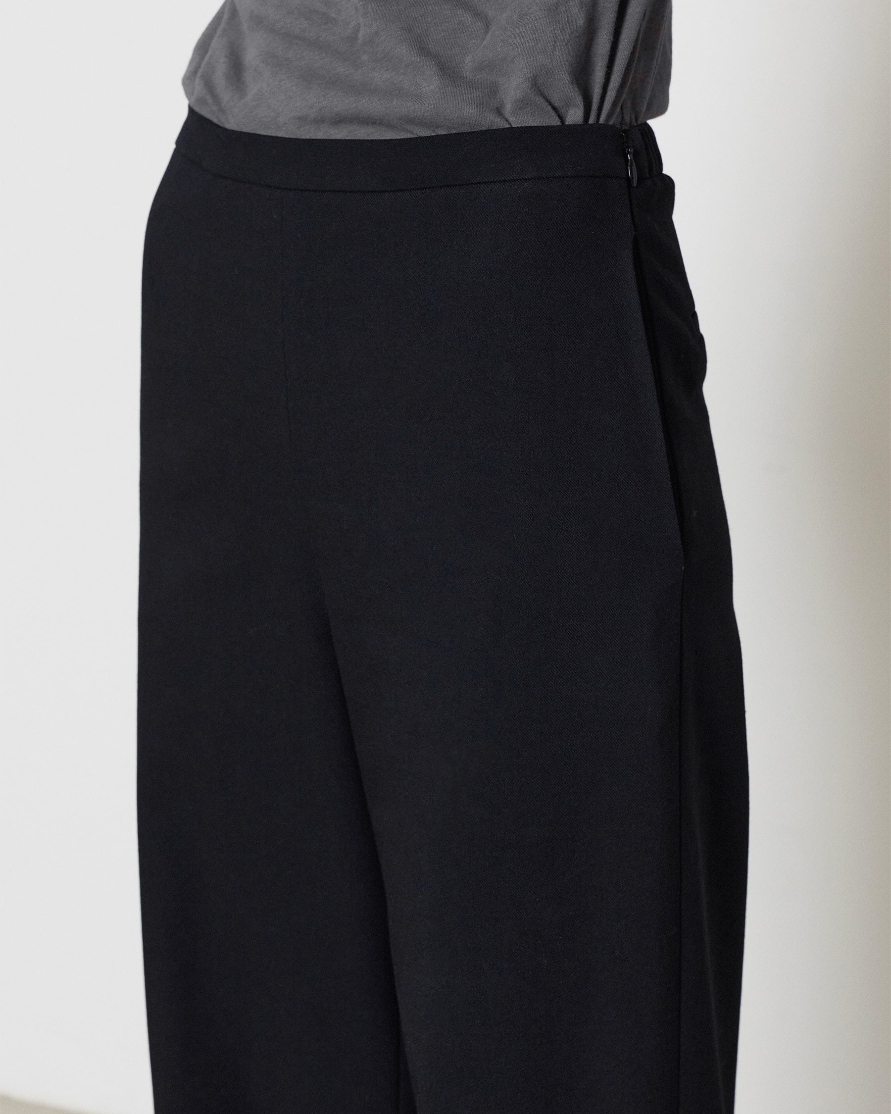 Brownyard - Wool Easy Pants (Black) product image 5 | TRAB K-Fashion Australia
