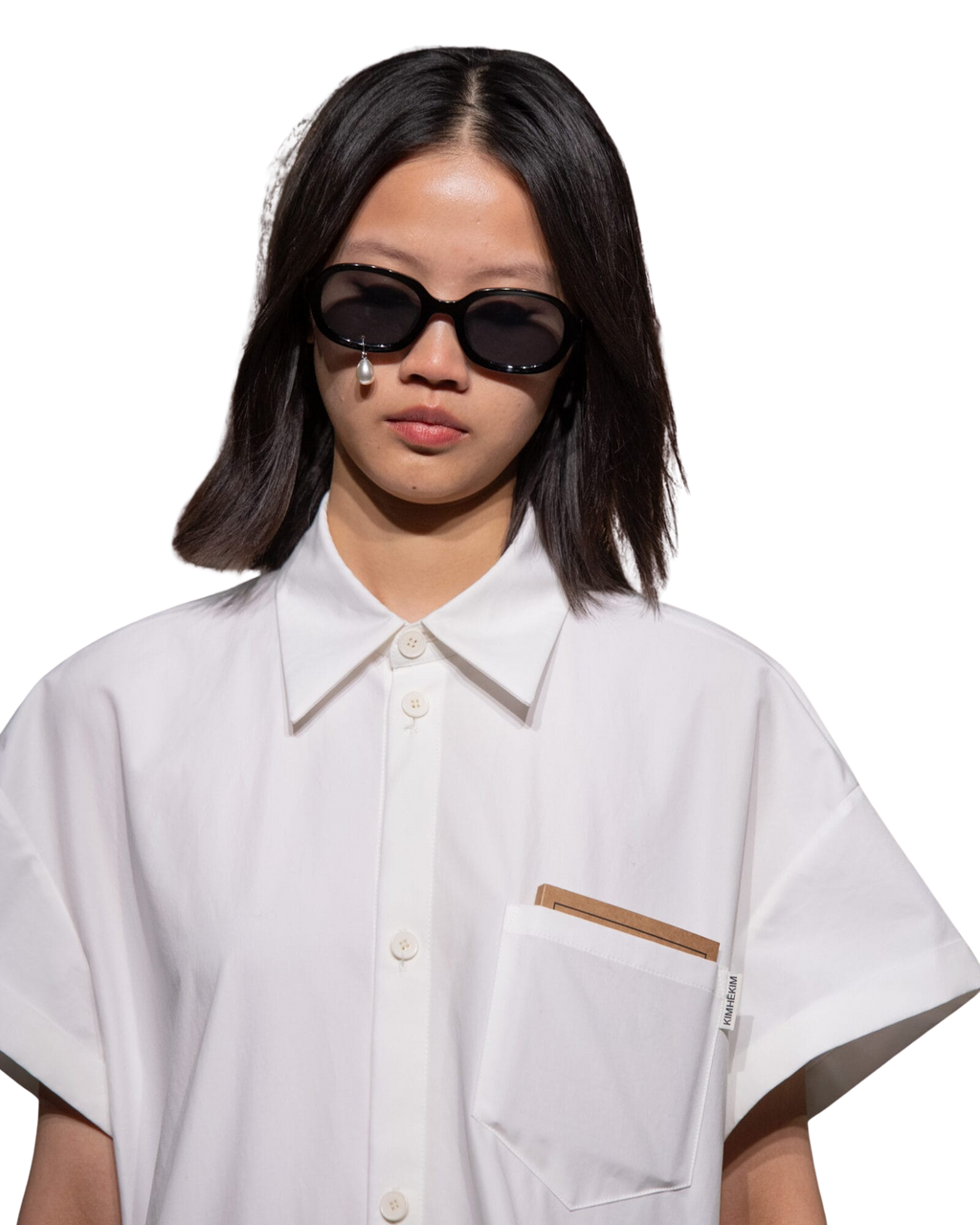 Kimhe Kim - Kokka Shirt Dress (White) product image 4 | TRAB K-Fashion Australia