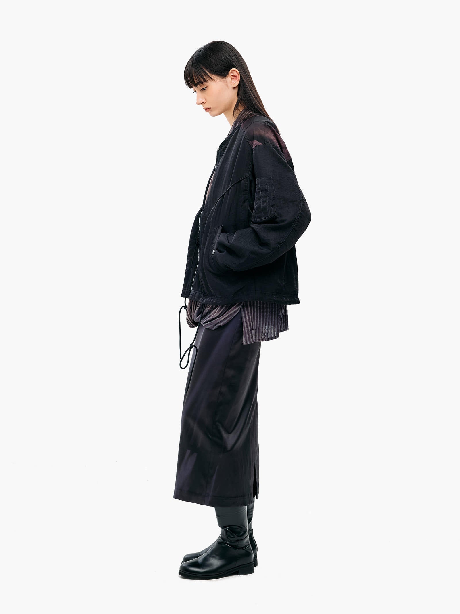 Jiyong Kim - Sun-Bleached Liner Jacket (Black) product image 4 | TRAB K-Fashion Australia