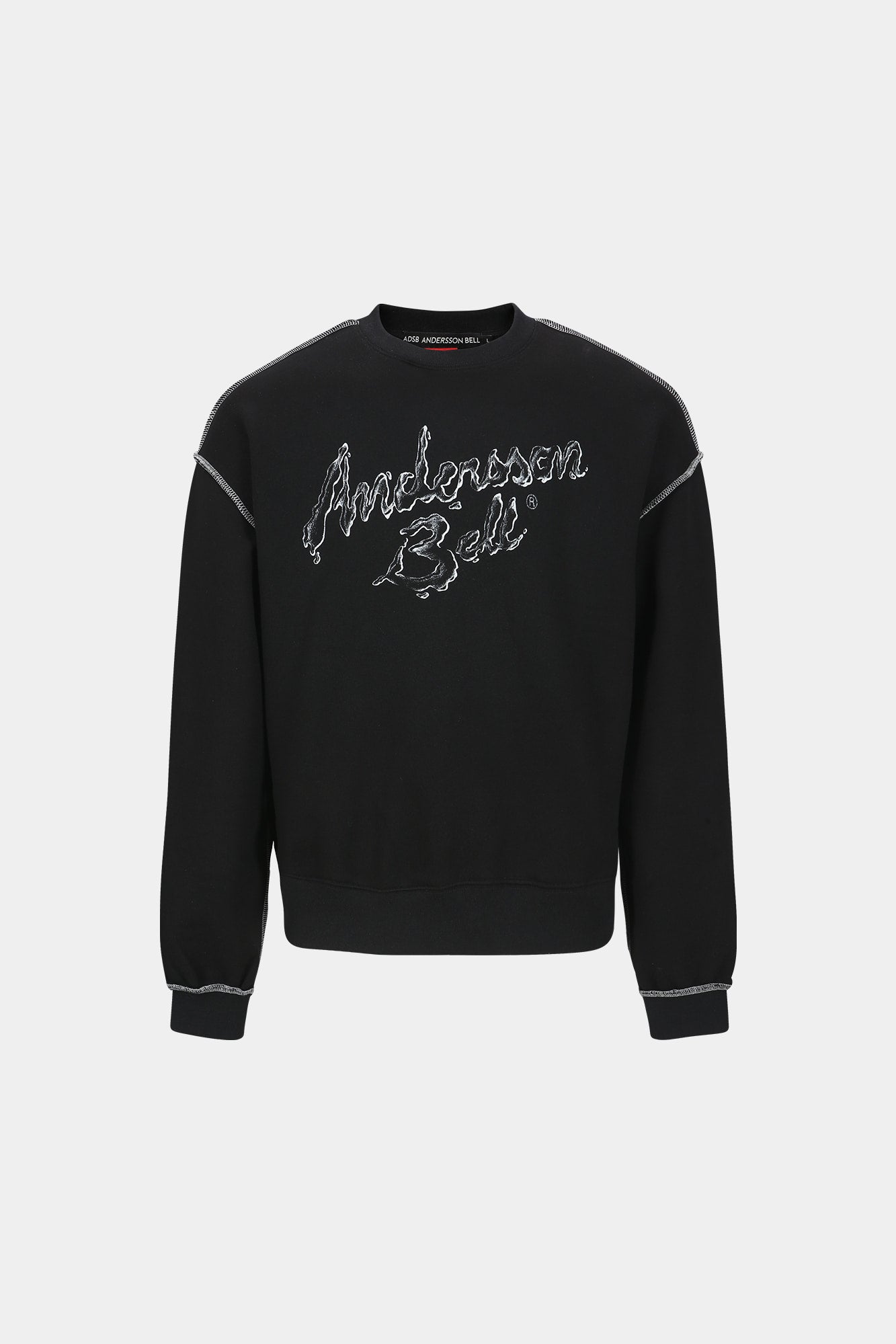 Andersson Bell - Unisex Liquid Logo Sweatshirt (Black) product image 13 | TRAB K-Fashion Australia