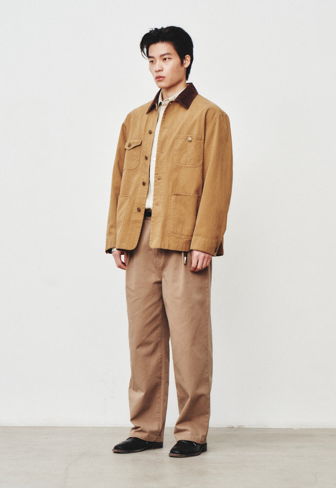 Art if acts - Garment Washed Chore Jacket (Tan) product image 2 | TRAB K-Fashion Australia