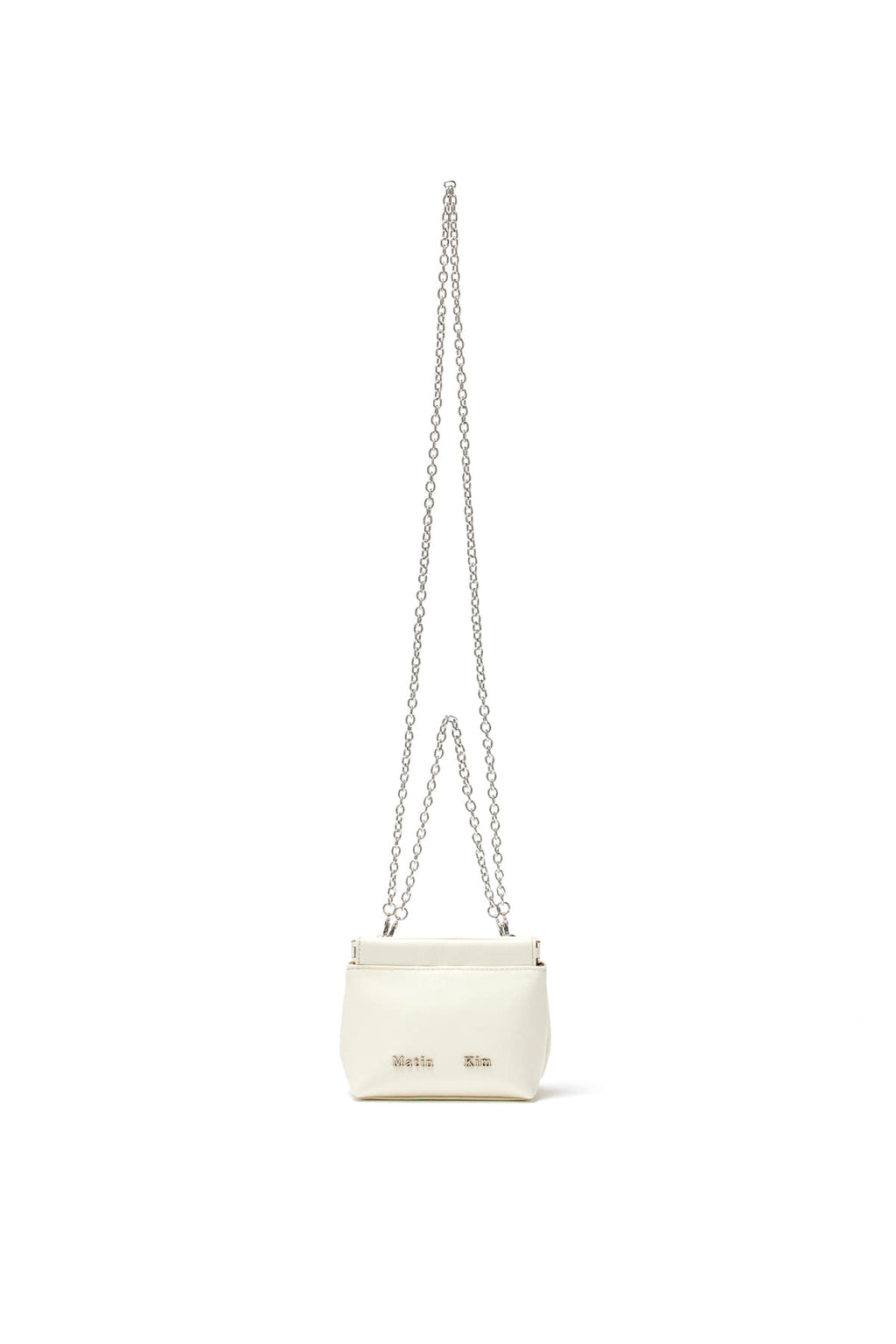 Matin Kim - Glossy Leather Mini Wallet Bag (Ivory) product image 1 | TRAB K-Fashion Australia