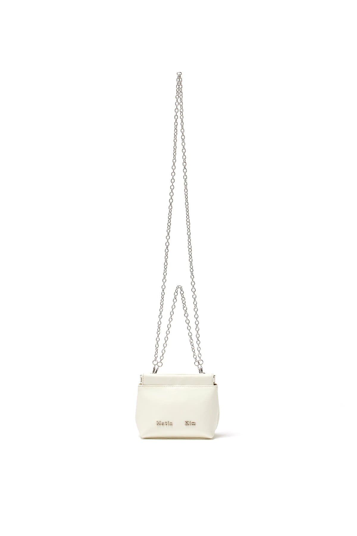 Matin Kim - Glossy Leather Mini Wallet Bag (Ivory) product image 1 | TRAB K-Fashion Australia