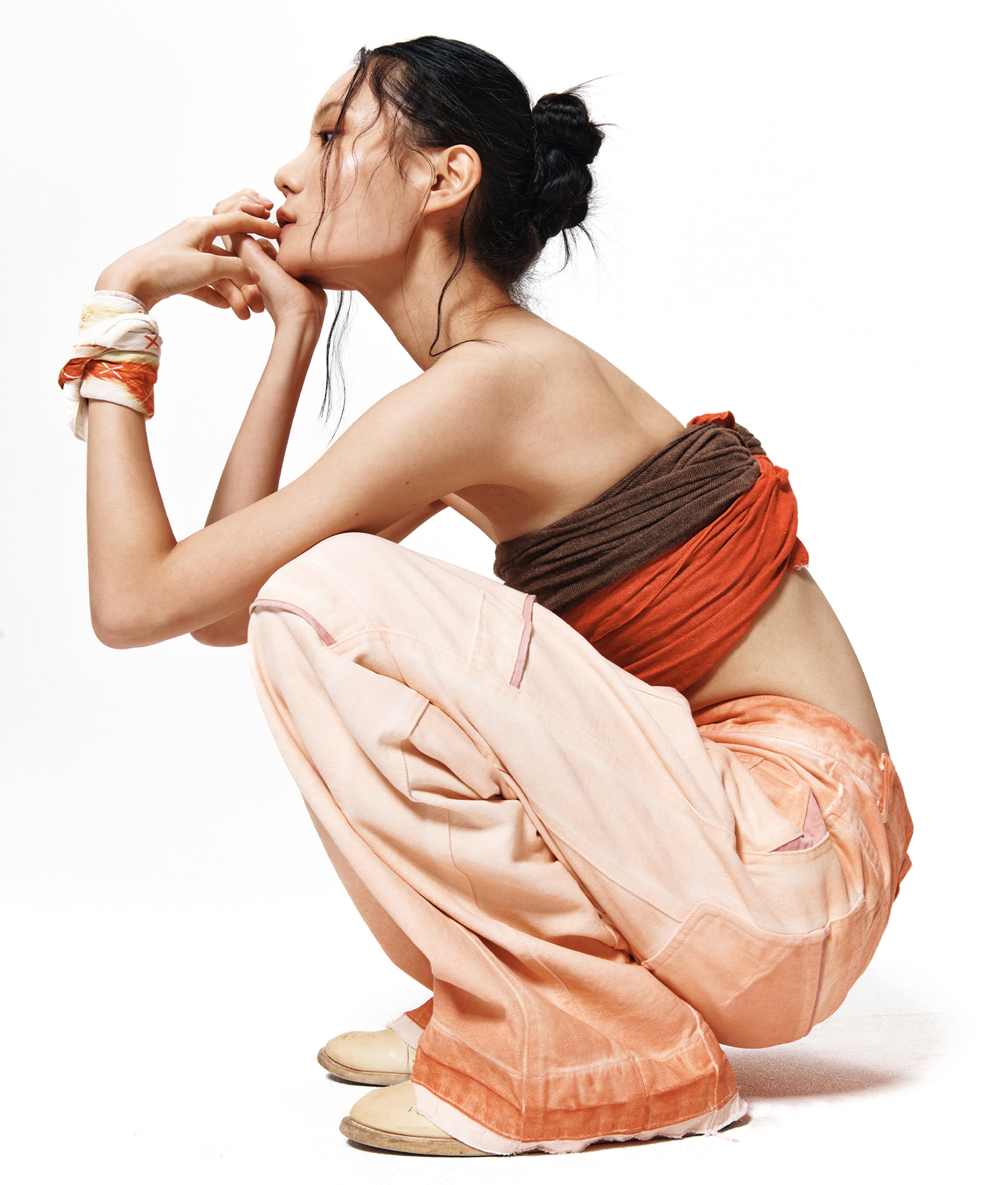 XLIM - Ep.8 01 Trousers (Washed Peach) product image 14 | TRAB K-Fashion Australia