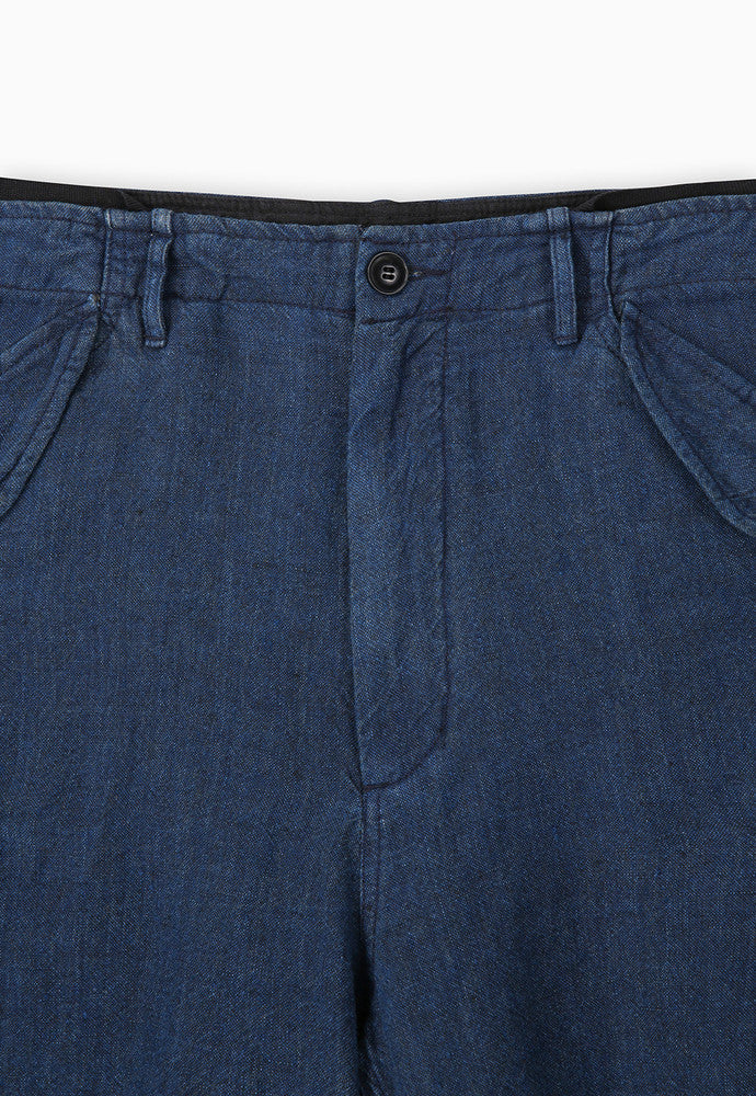 Art if acts - Linen M-51 Shorts (Indigo) product image 8 | TRAB K-Fashion Australia