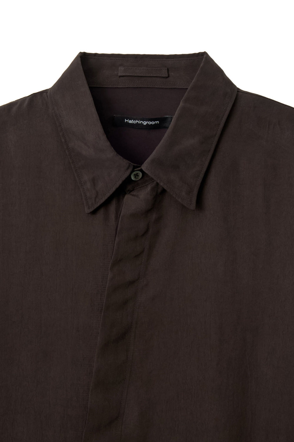Hatchingroom - Slash Shirt Cupro (Burgundy) product image 3 | TRAB K-Fashion Australia