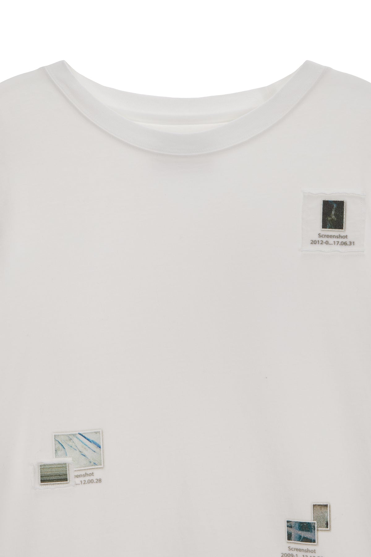 Matin Kim - Photo Patchwork Collage Top (White) product image 3 | TRAB K-Fashion Australia