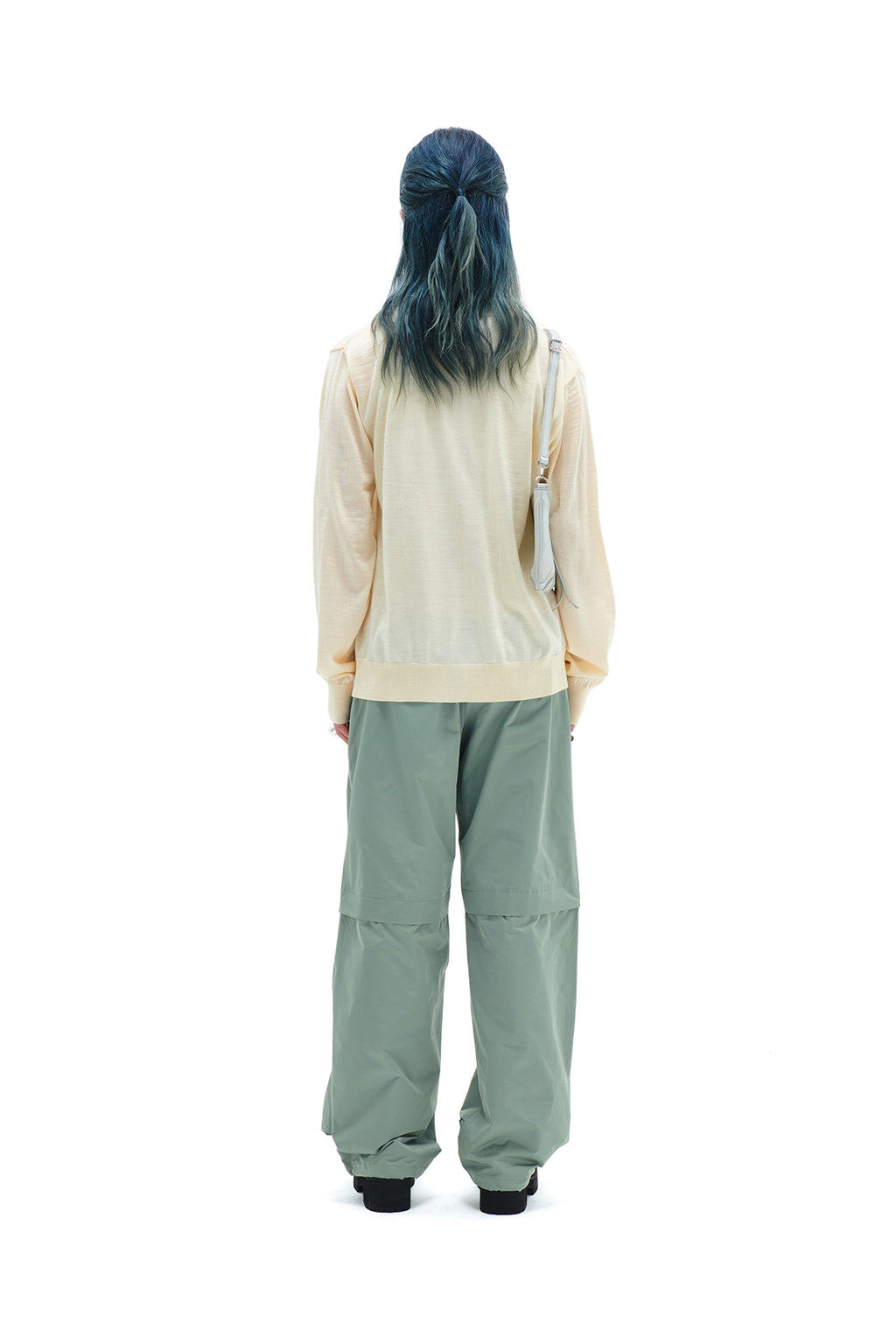 Matin Kim - Matin Zigzag Print Cardigan (Ivory) product image 7 | TRAB K-Fashion Australia