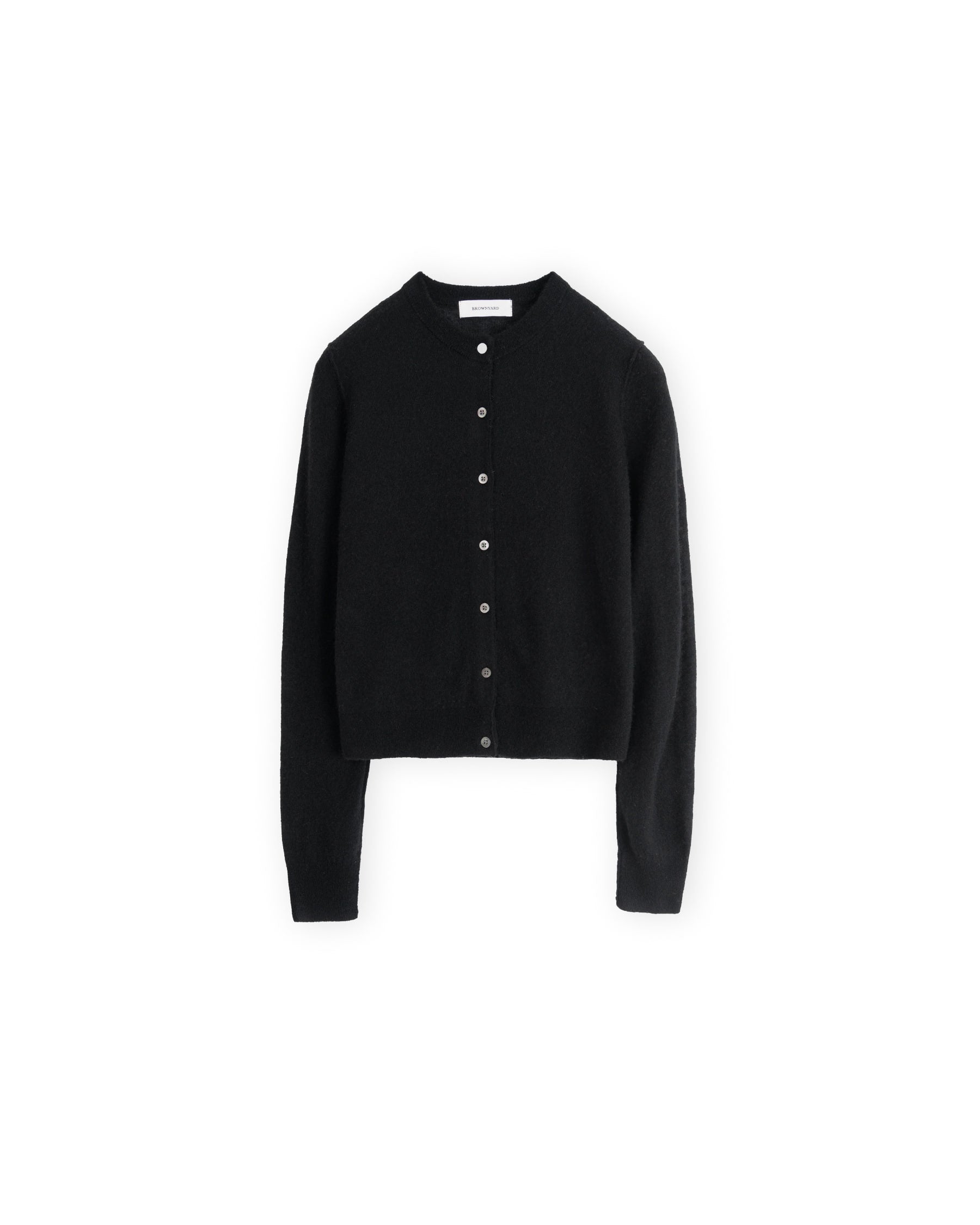 Brownyard - Soft Round Cardigan (Black) product image 5 | TRAB K-Fashion Australia