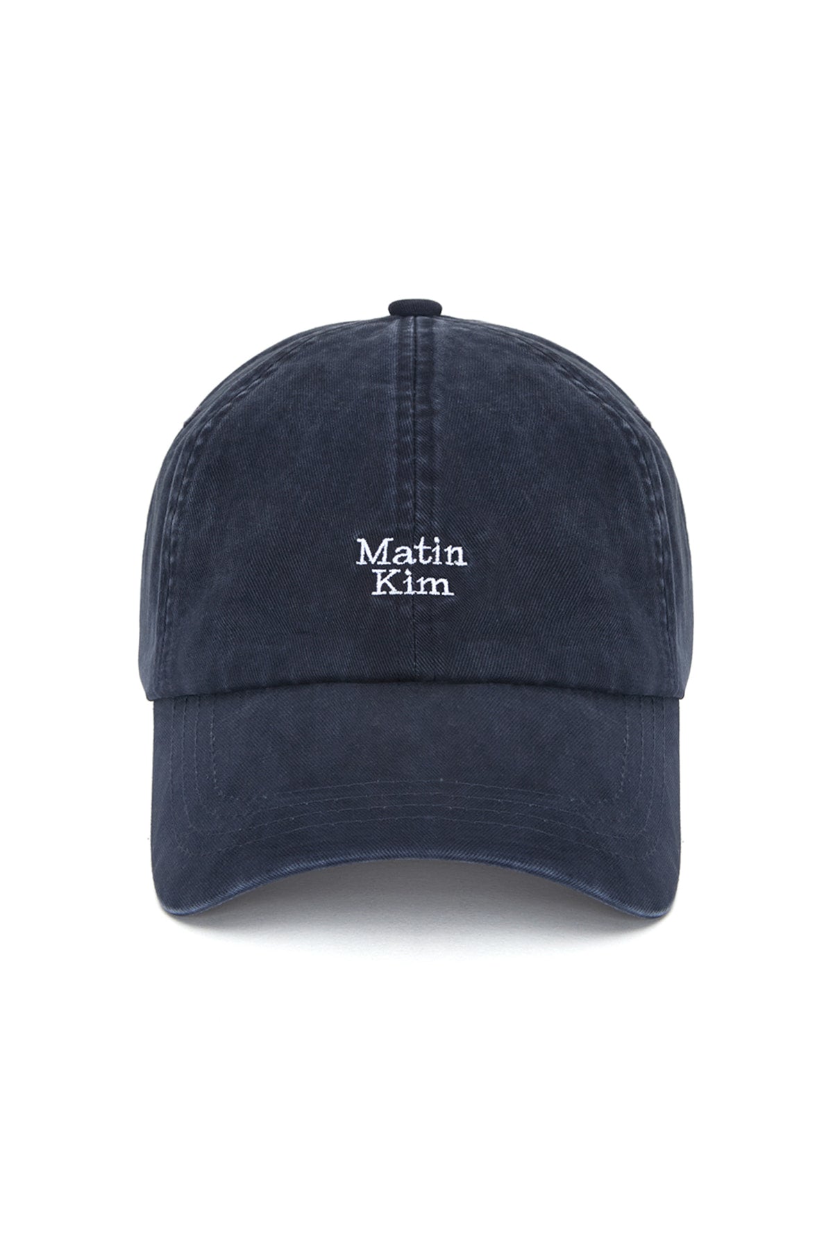 Matin Kim - Matin Mini Logo Ball Cap (Navy) product image 1 | TRAB K-Fashion Australia