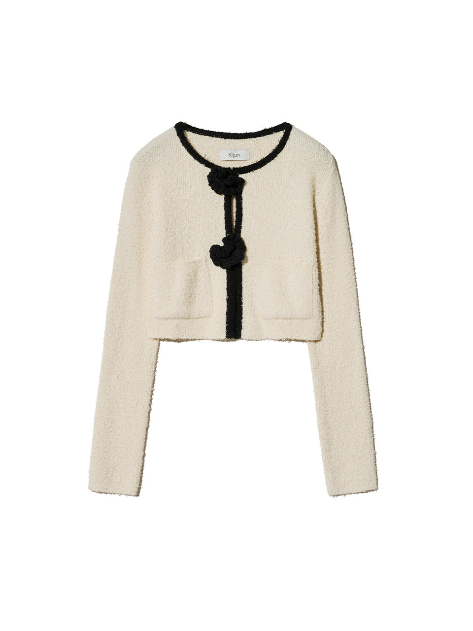 Kijun - Crochet Knit Jacket (Ivory) product image 7 | TRAB K-Fashion Australia