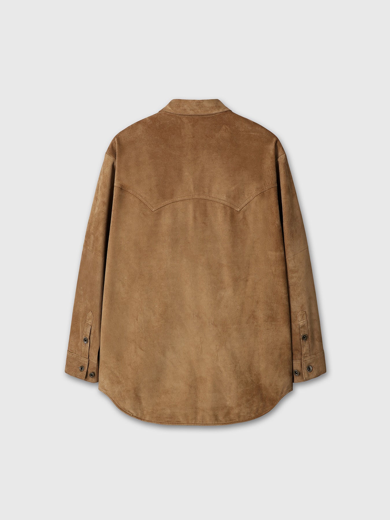 Tonywack - Western Suede Overshirt (Tobacco) product image 9 | TRAB K-Fashion Australia