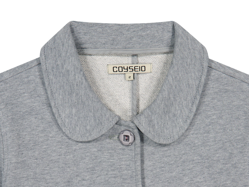 Coyseio - Cozy Sweat Jacket (Melange Grey) product image 18 | TRAB K-Fashion Australia