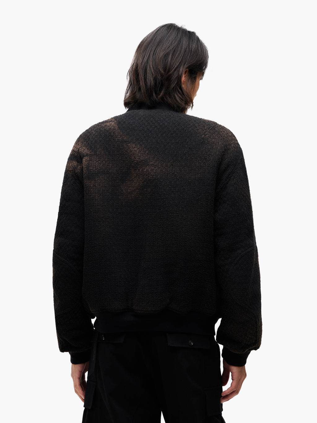 Jiyong Kim - Sun-Bleached Bomber Jacket (Black) product image 5 | TRAB K-Fashion Australia