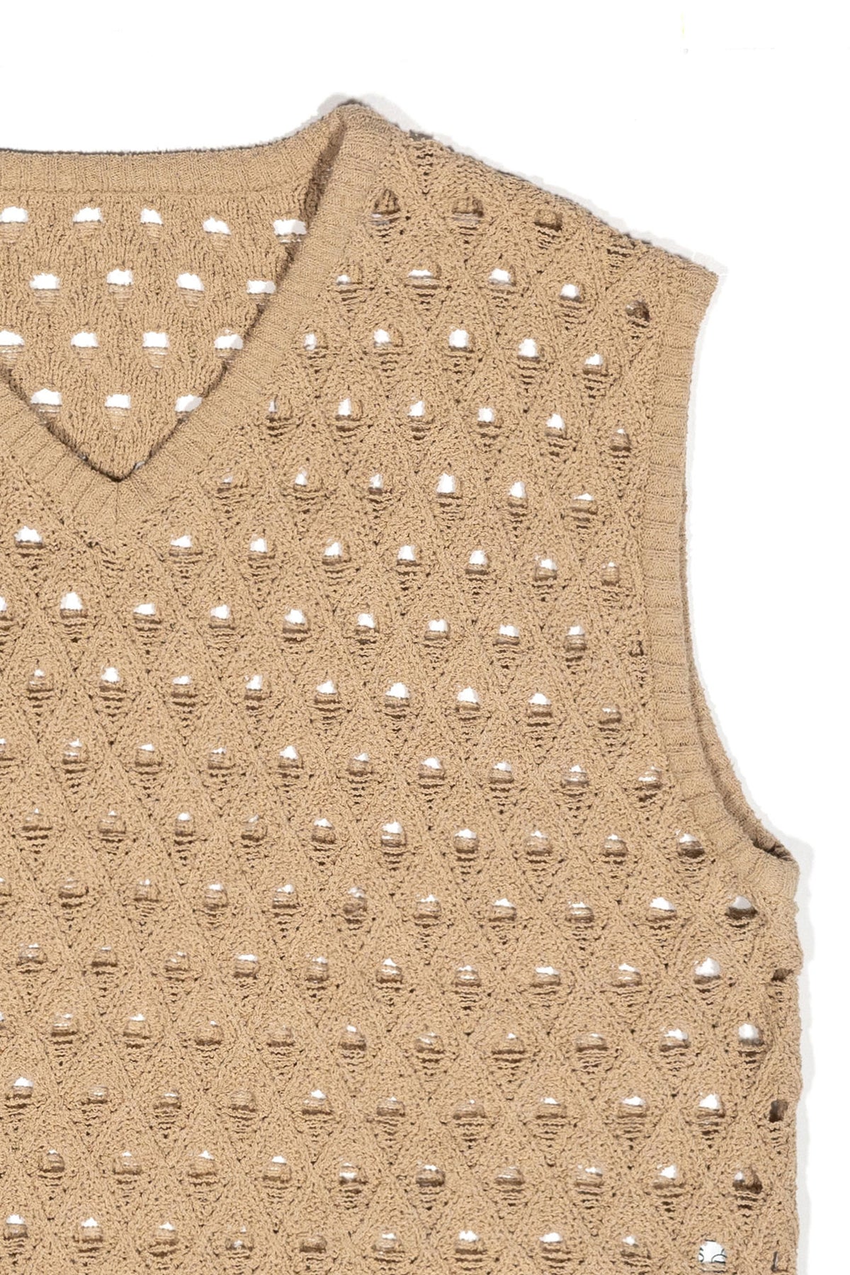 Ioedle - Olive Oil Mesh Vest (Beige) product image 5 | TRAB K-Fashion Australia