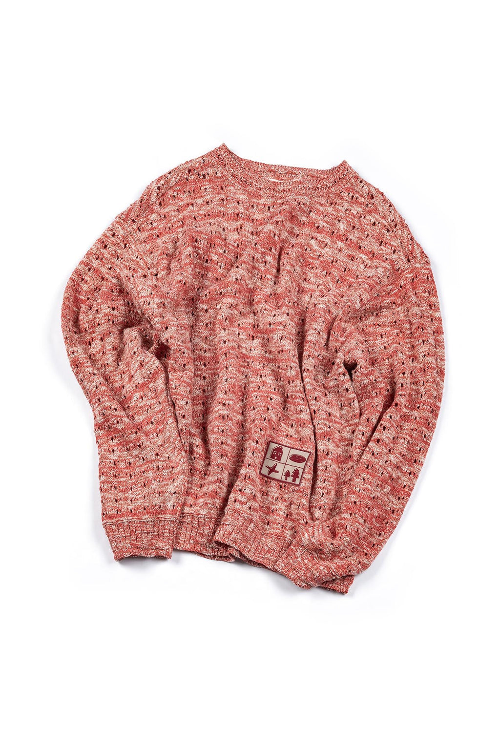 Ioedle - Window View Mesh Knit (Red) product image 1 | TRAB K-Fashion Australia