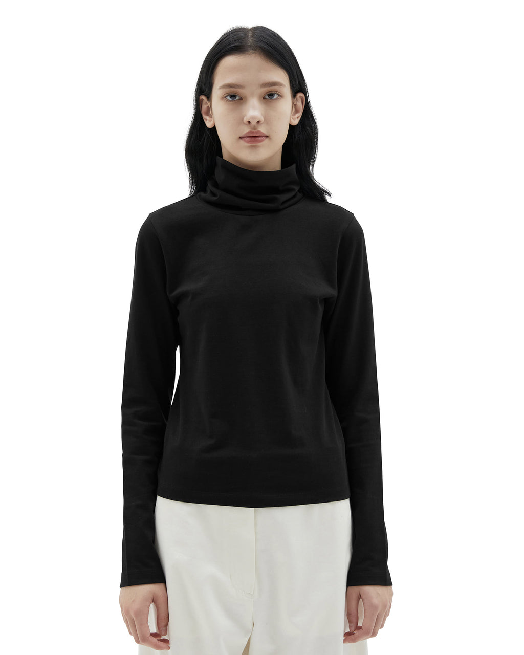 Brownyard - Highneck Long Sleeve (Black) product image 1 | TRAB K-Fashion Australia