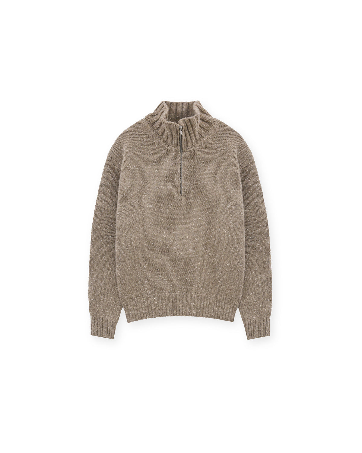 Brownyard - Quarter Zip Up Sweater (Beige) product image 7 | TRAB K-Fashion Australia