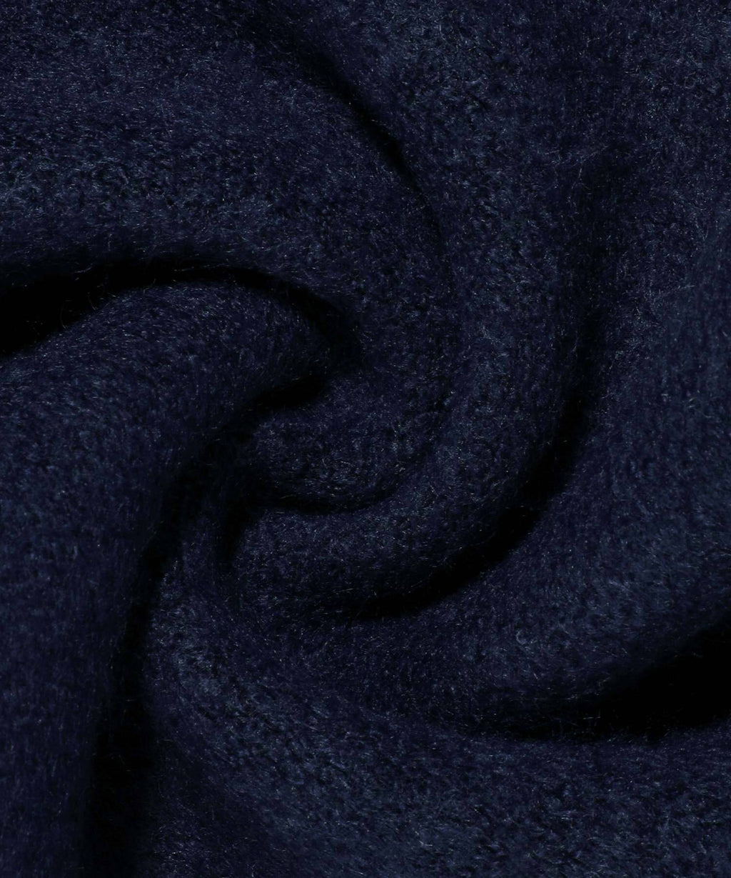 Marithe & Francois Girbaud - Fuzzy Solid Knit Muffler (Navy) product image 4 | TRAB K-Fashion Australia