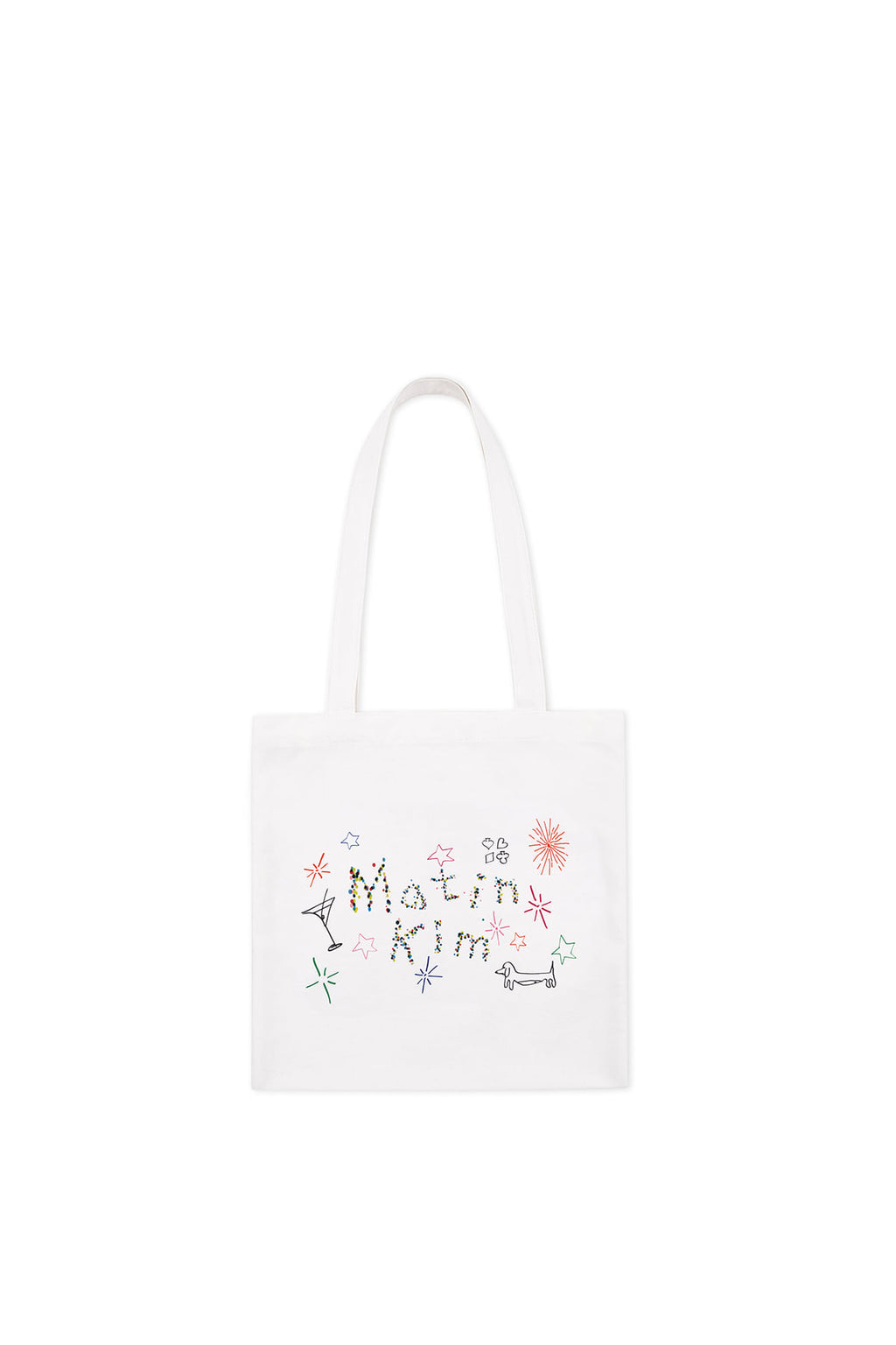 Matin Kim - [Pre-Order – Ships July 1] Artist Project Matin Kim X Daniel Oh Eco Bag (White) product image 1 | TRAB K-Fashion Australia