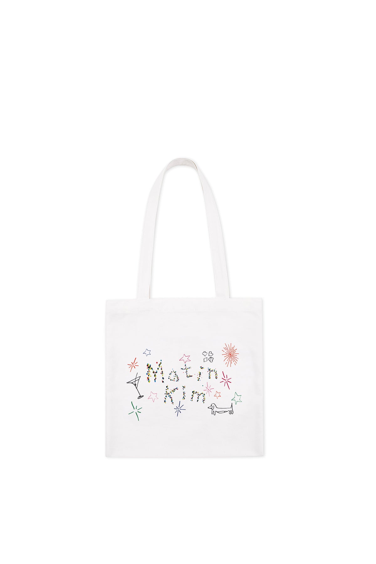 Matin Kim - [Pre-Order – Ships July 1] Artist Project Matin Kim X Daniel Oh Eco Bag (White) product image 1 | TRAB K-Fashion Australia