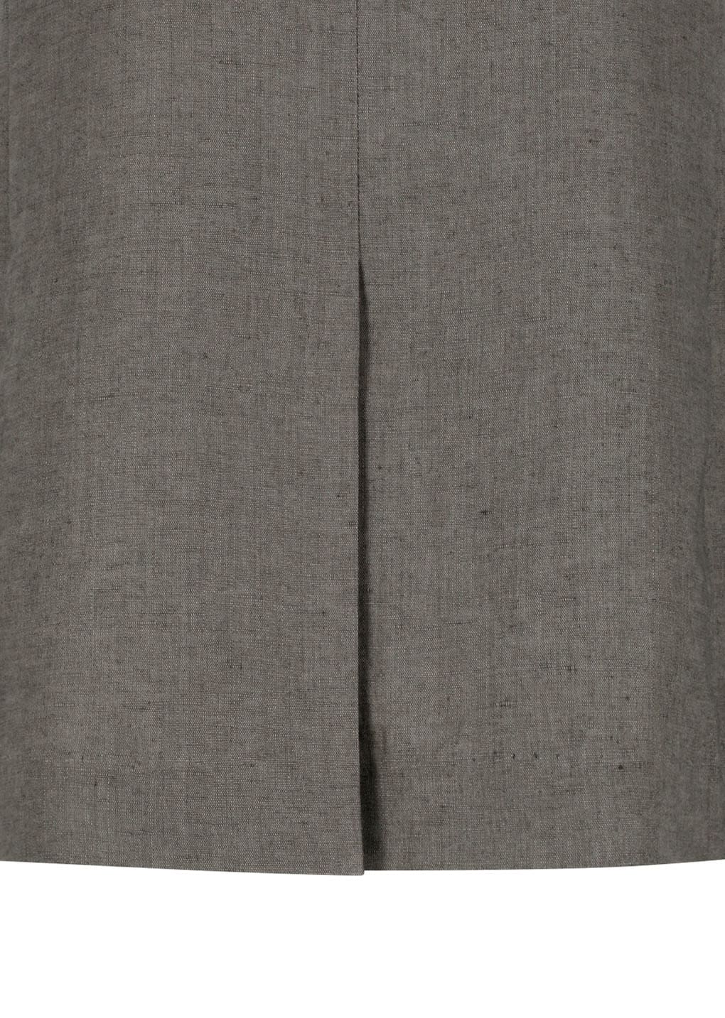 Amomento - Linen Curved Vest (Khaki) product image 11 | TRAB K-Fashion Australia