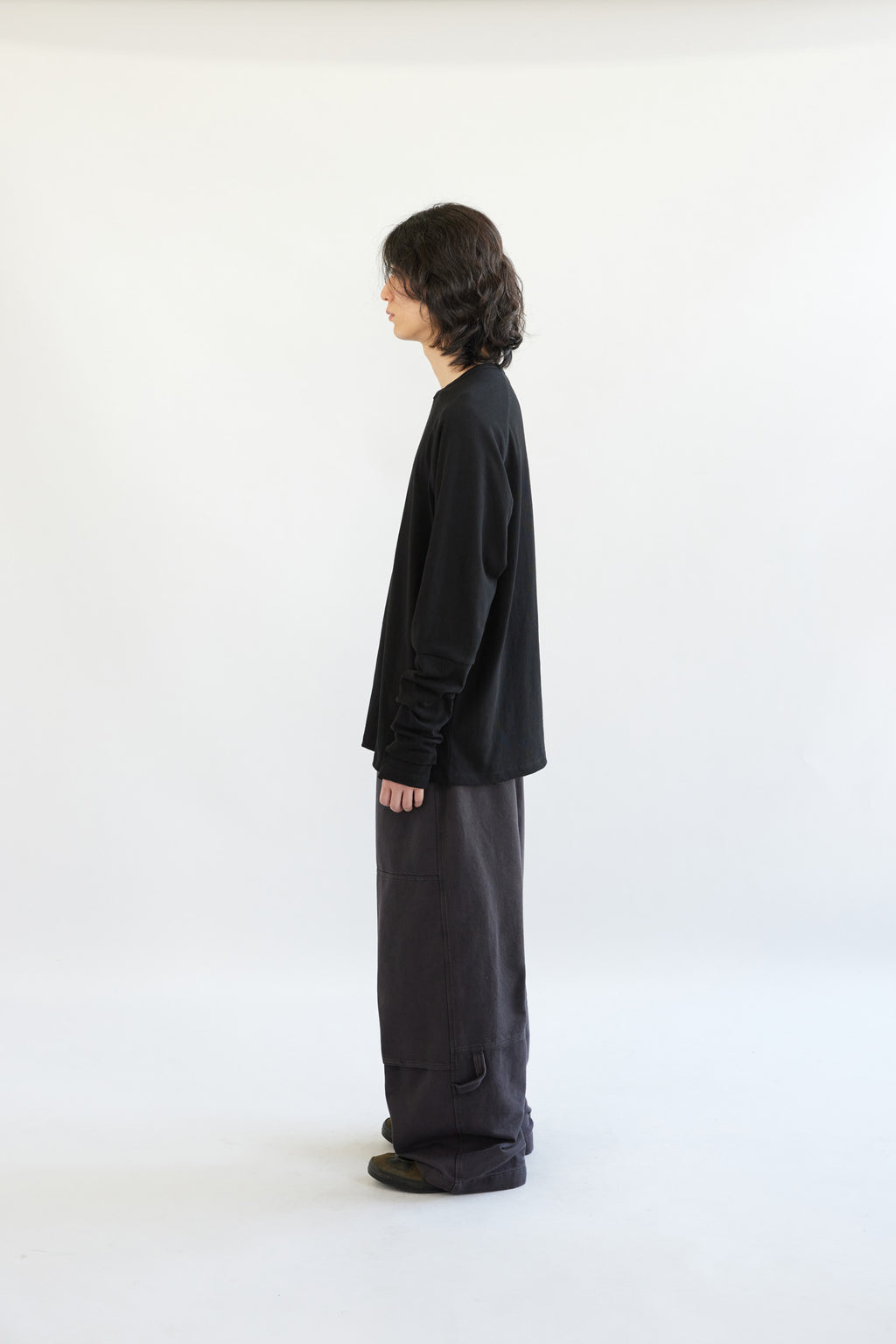 Hatchingroom - Double Sleeve Tee (Black) product image 5 | TRAB K-Fashion Australia