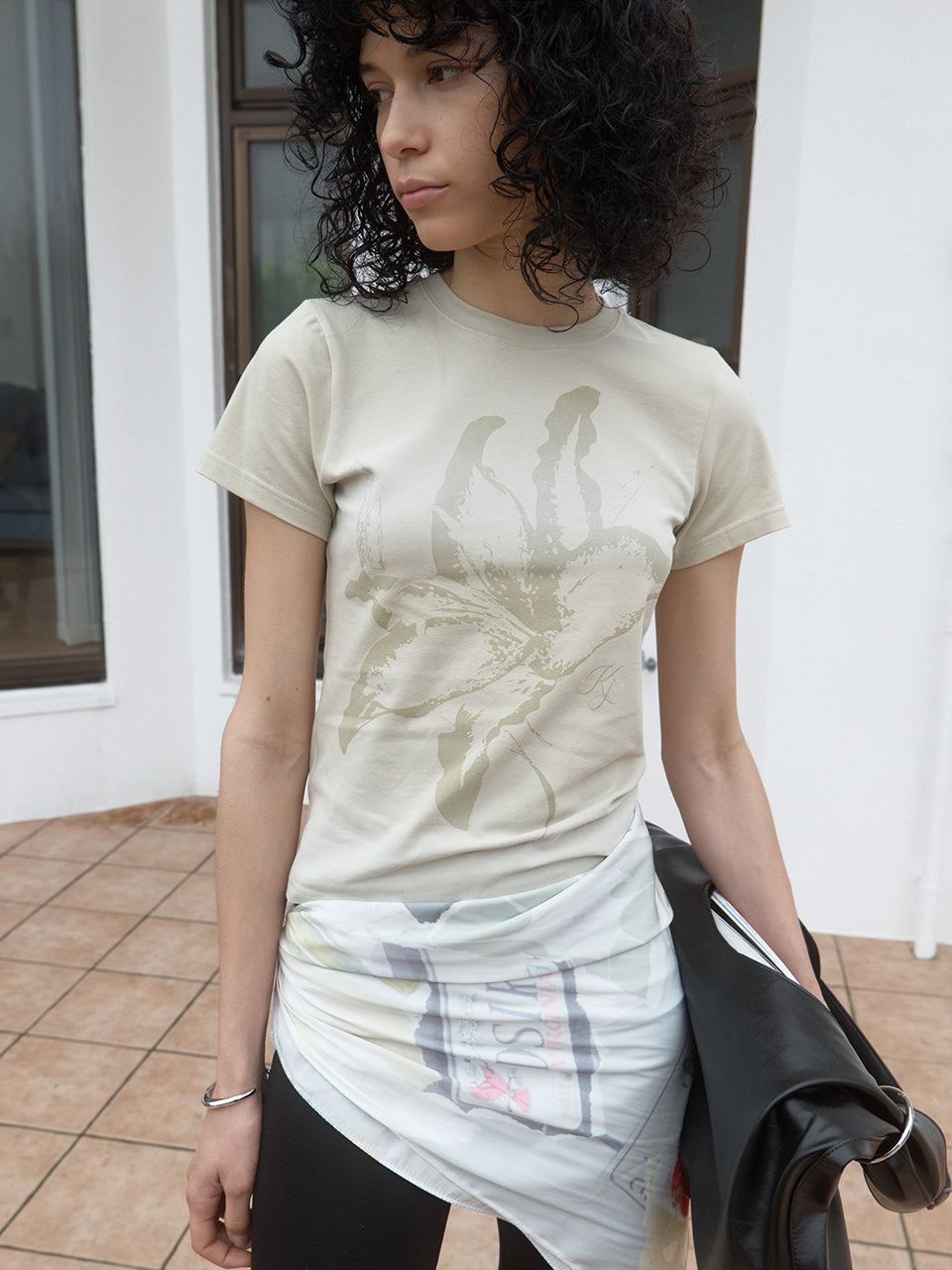 Kijun - [Ships 29 June] Lily Blush Tee Sage product image 1 | TRAB K-Fashion Australia