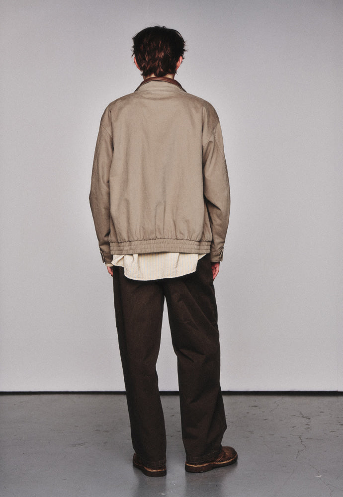 Art if acts - Washed Leather Collar Jacket (Beige) product image 3 | TRAB K-Fashion Australia