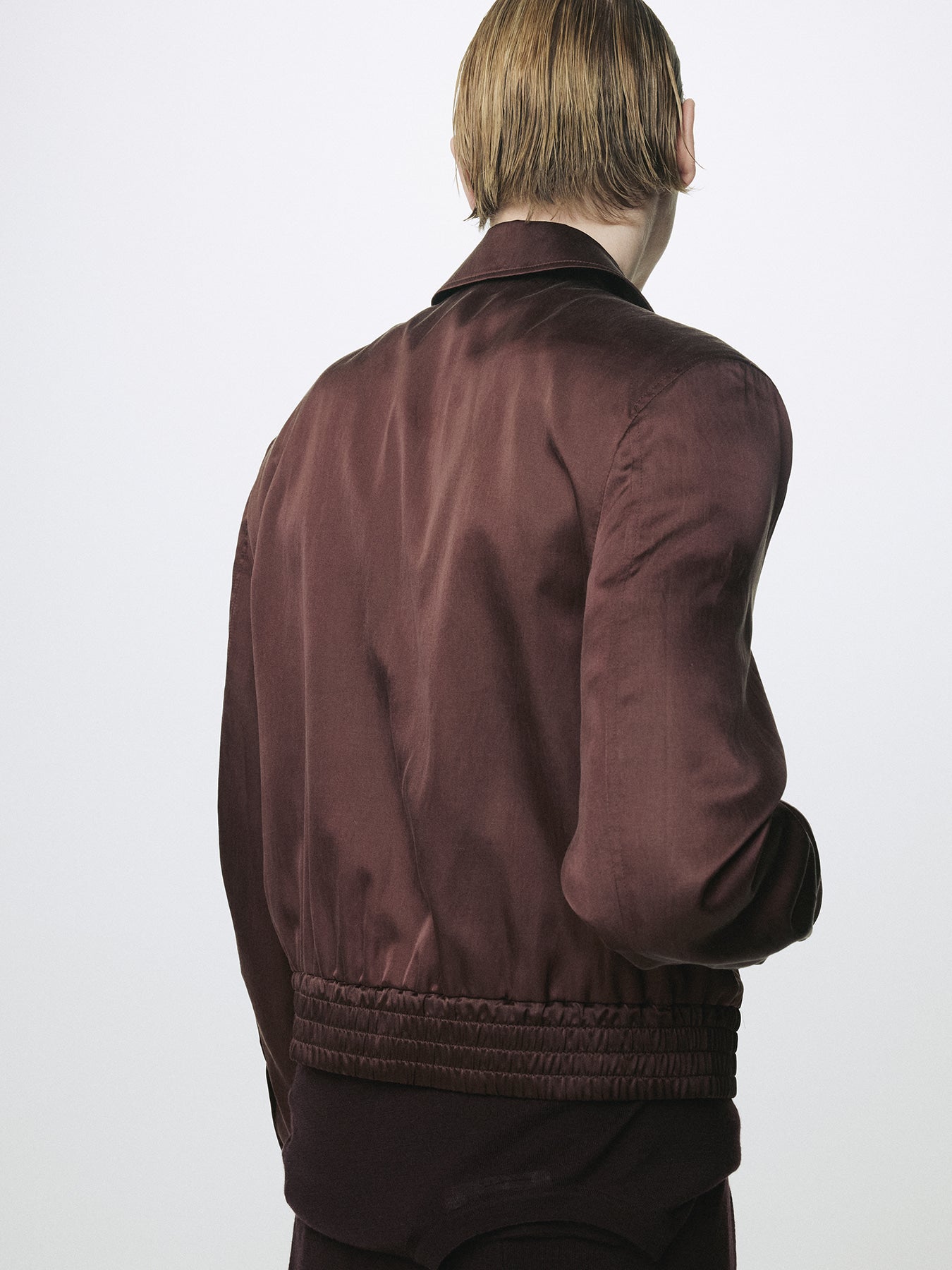 Tonywack - Silk Cotton Swing Jacket (Vintage Maroon) product image 5 | TRAB K-Fashion Australia