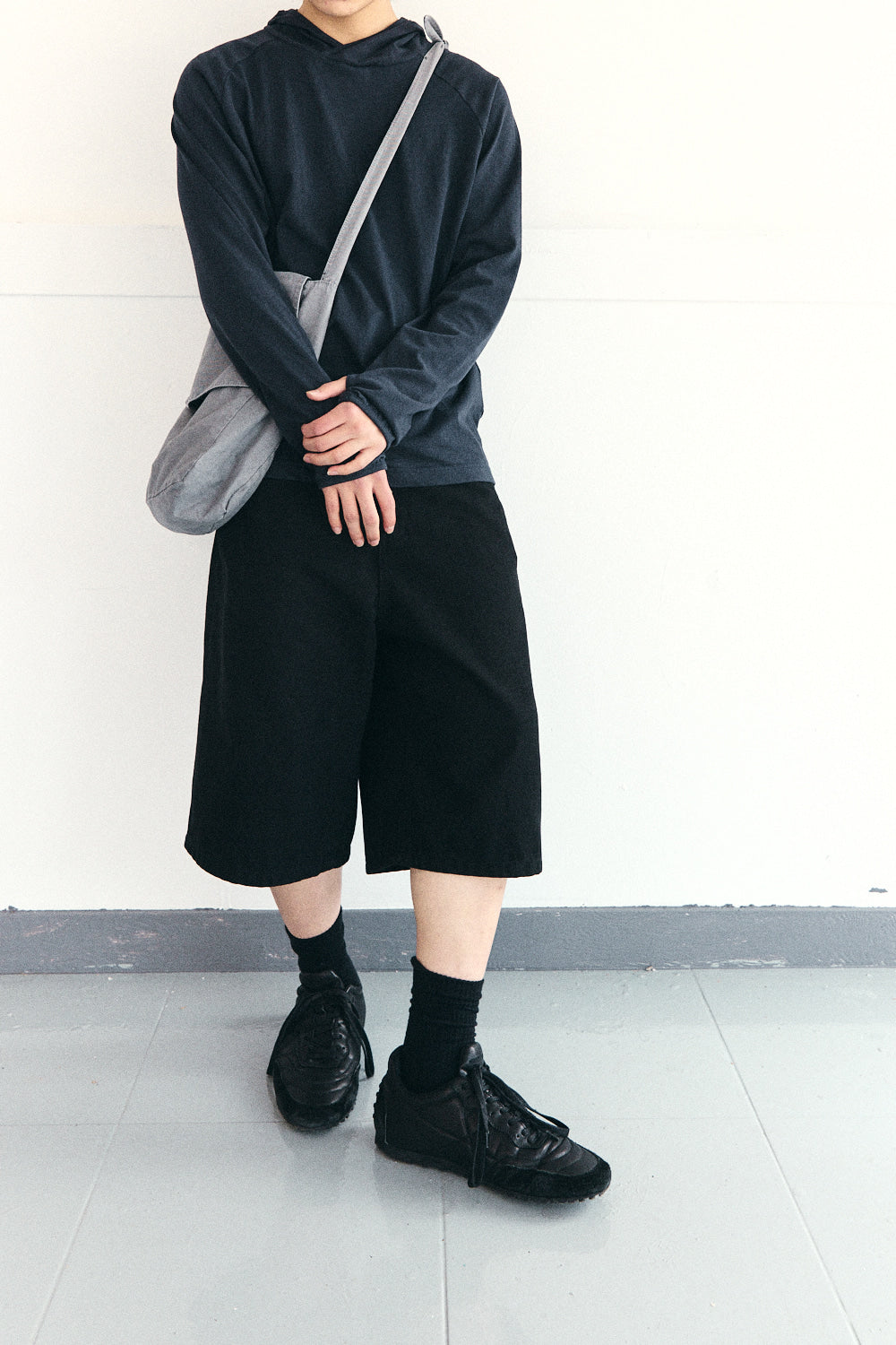 Hatchingroom - Base Hoodie Blue (Charcoal) product image 7 | TRAB K-Fashion Australia