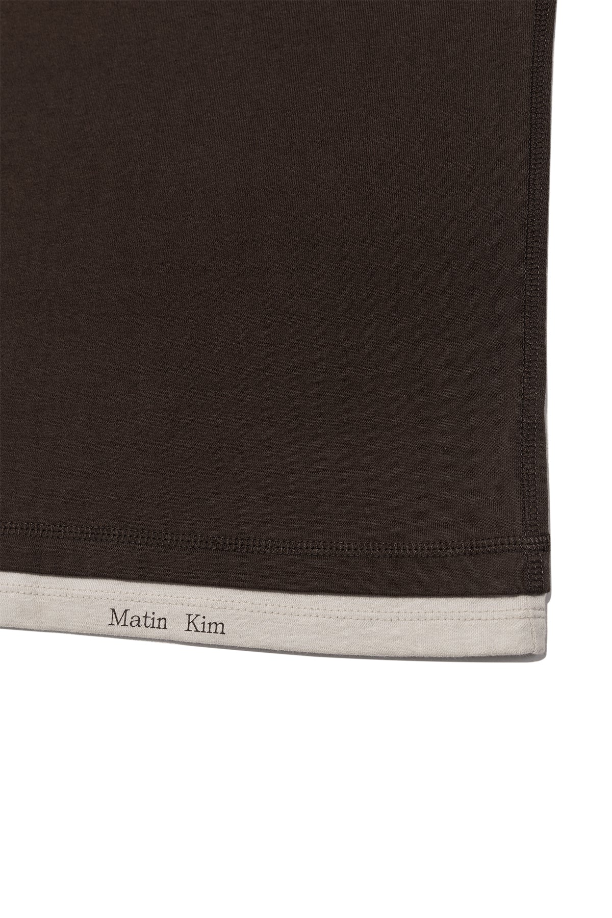 Matin Kim - Color Point Layered Top (Brown) product image 4 | TRAB K-Fashion Australia