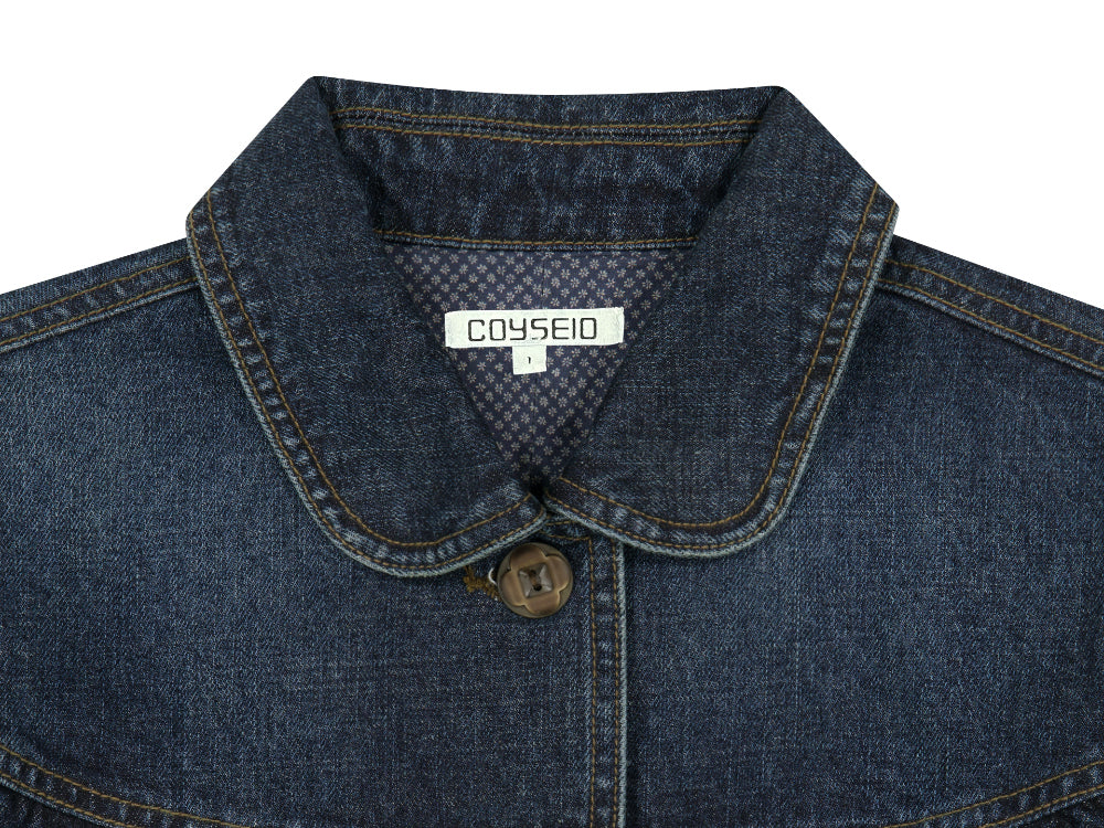 Coyseio - Deep Denim Jacket (Navy) product image 20 | TRAB K-Fashion Australia