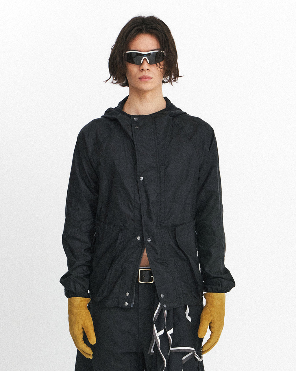 Eastlogue - Wind Block Birdman Jumper (Black Ripstop) product image 2 | TRAB K-Fashion Australia