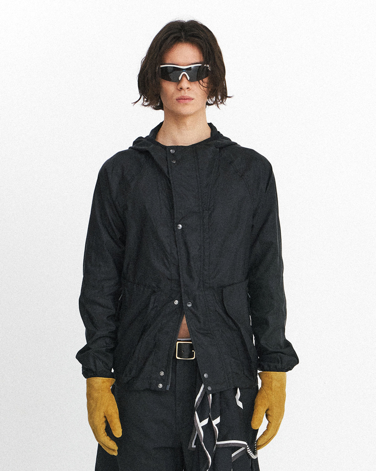 Eastlogue - Wind Block Birdman Jumper (Black Ripstop) product image 2 | TRAB K-Fashion Australia