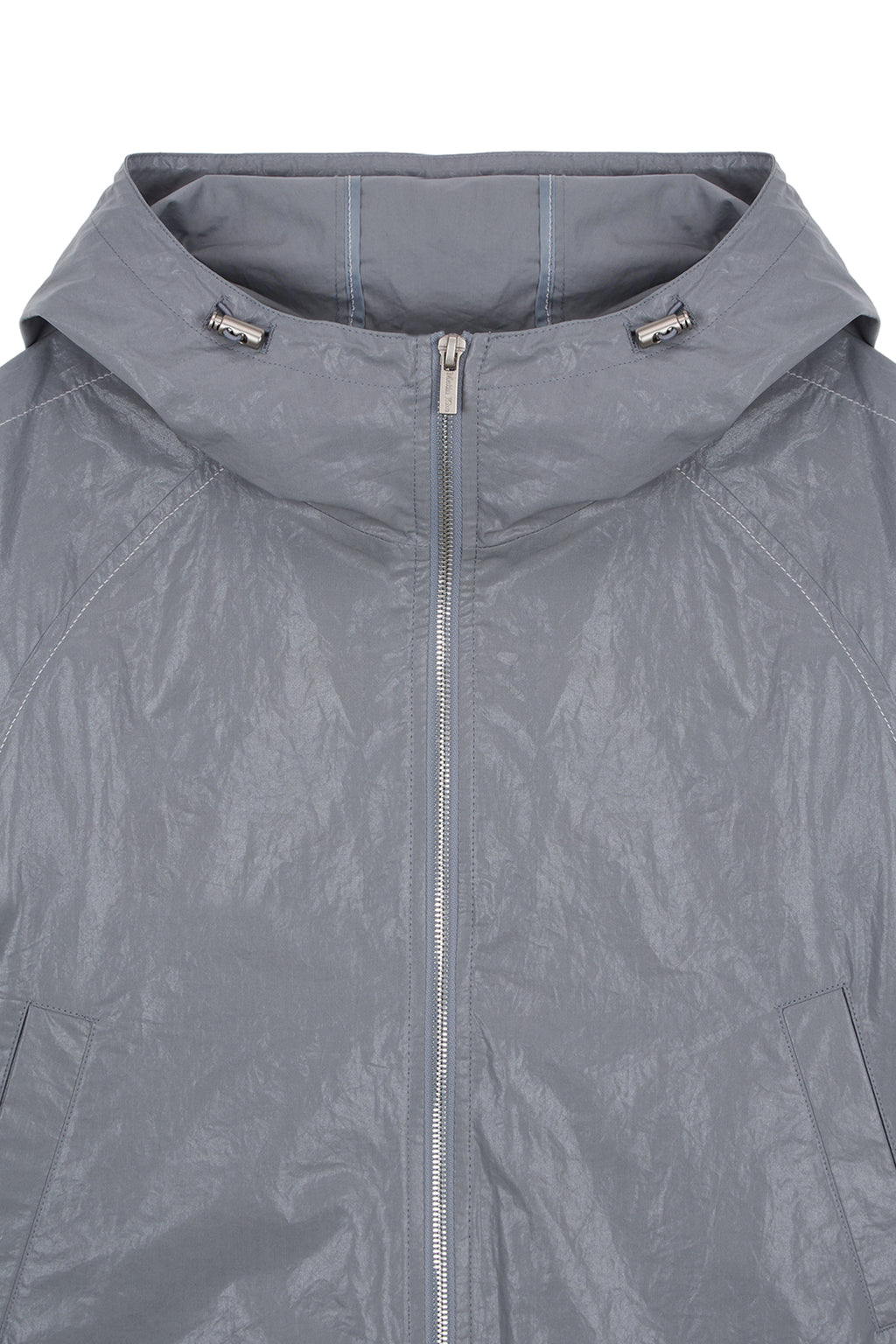 Matin Kim - Matin Crop Hoody Coating Jumper (Dark Grey) product image 3 | TRAB K-Fashion Australia