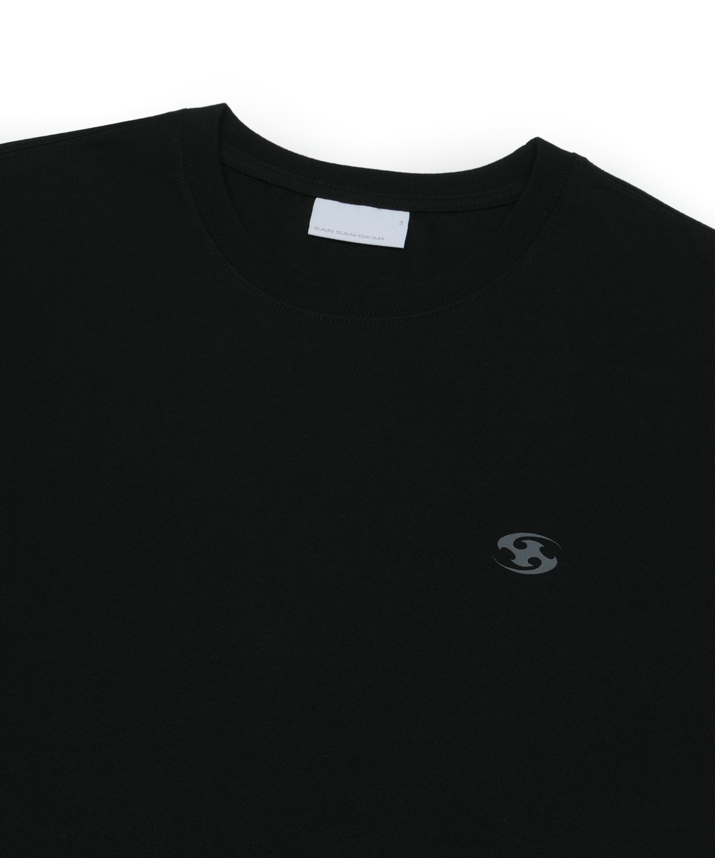San San Gear - Logo T-Shirt (Black) product image 3 | TRAB K-Fashion Australia