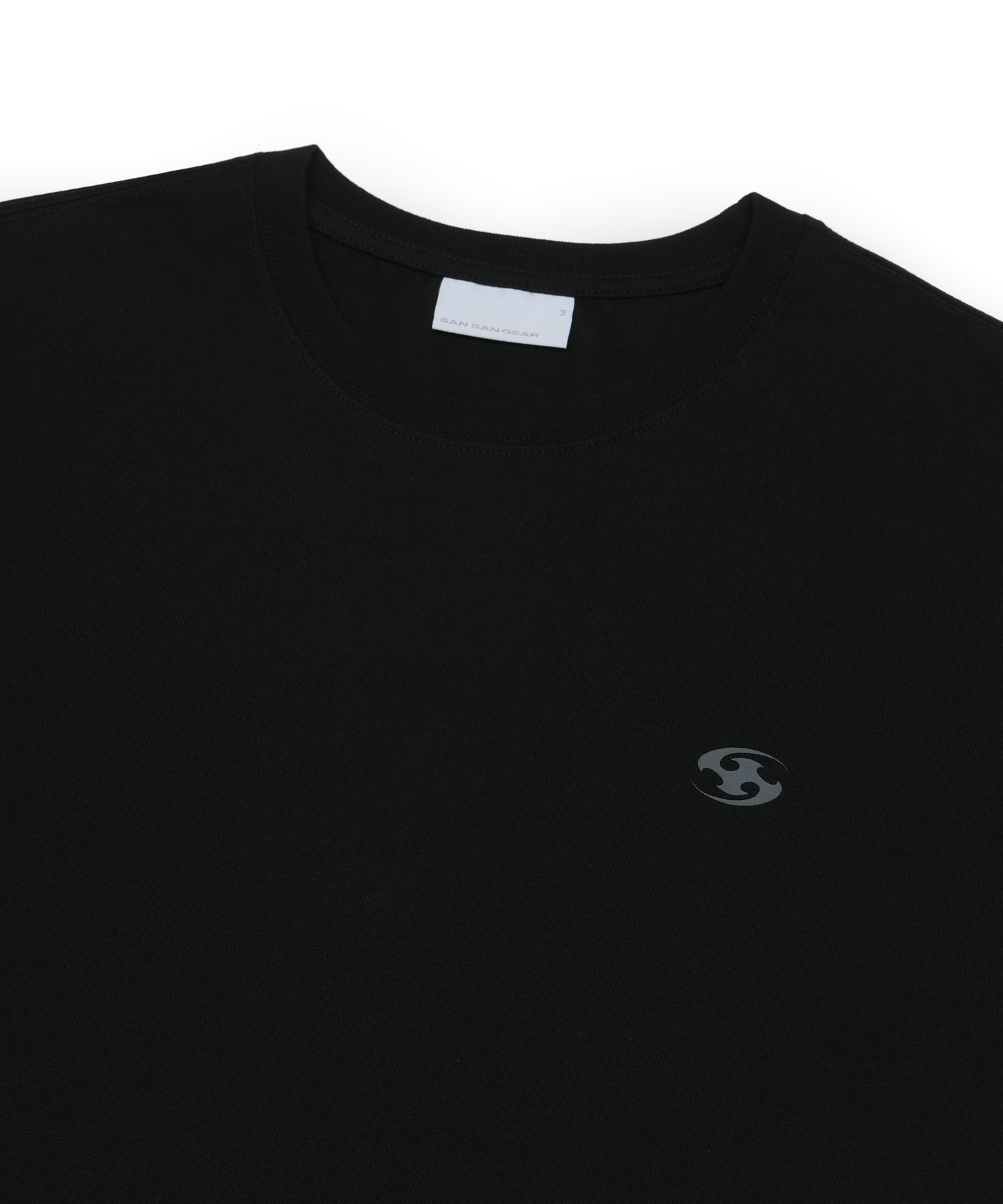 San San Gear - Logo T-Shirt (Black) product image 3 | TRAB K-Fashion Australia