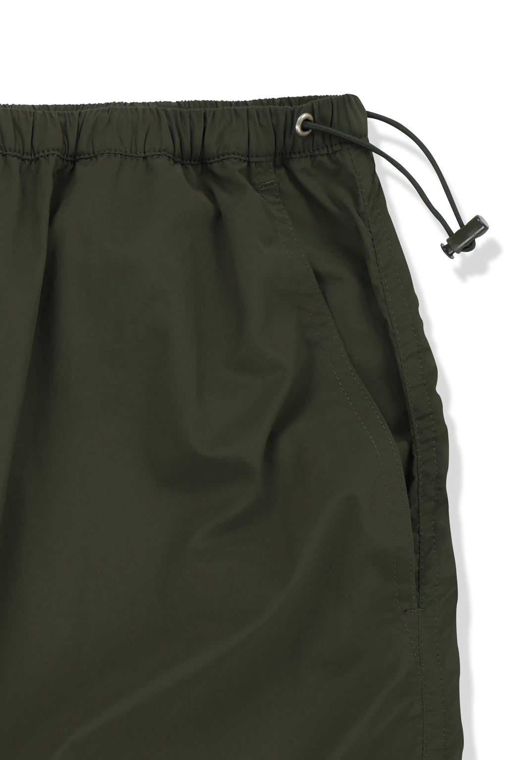 Matin Kim - Patch Pocket Shirring Nylon Skirt (Khaki) product image 3 | TRAB K-Fashion Australia